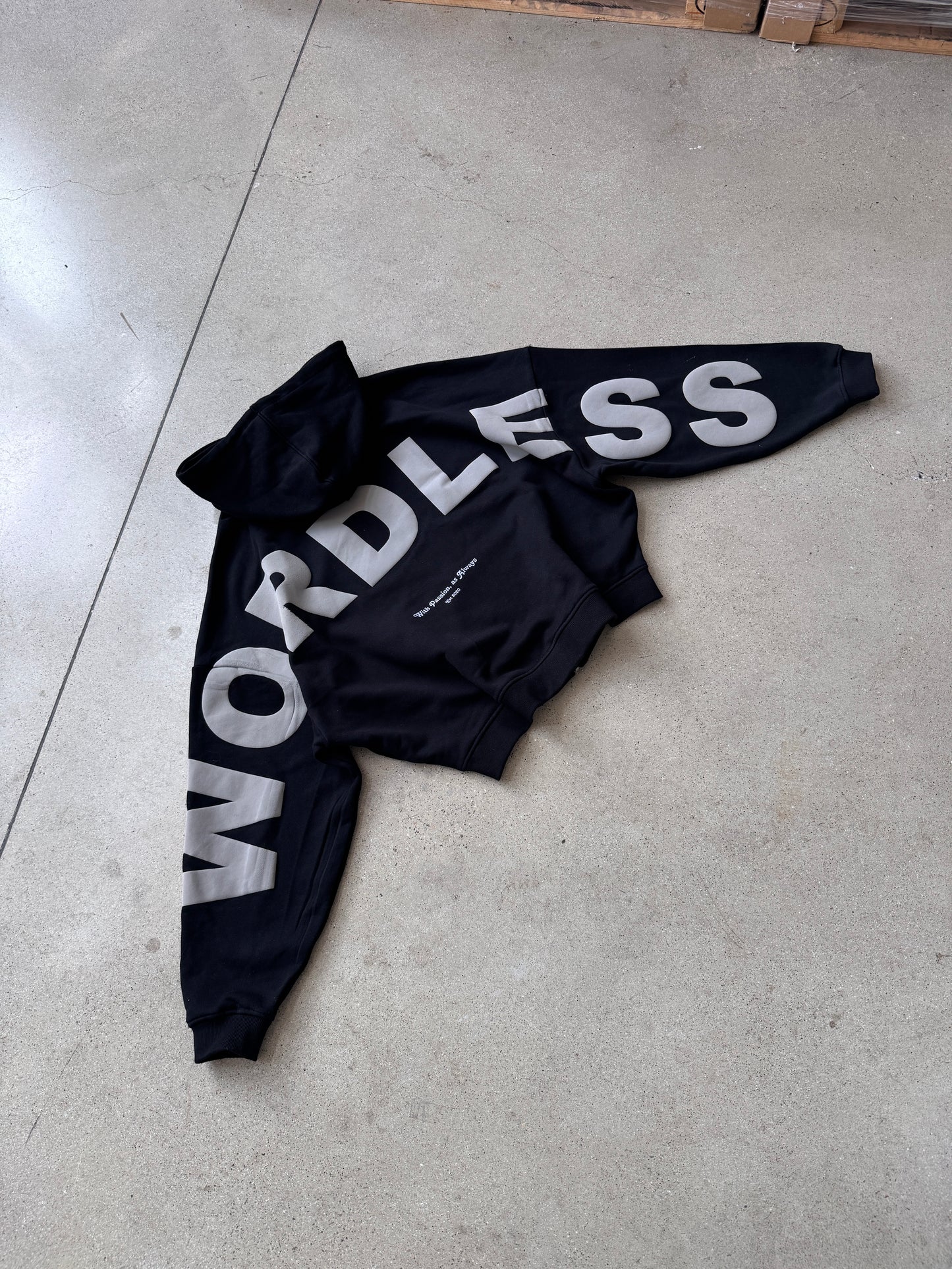 WORDLESS ICONIC Premium Zip Hoody 500