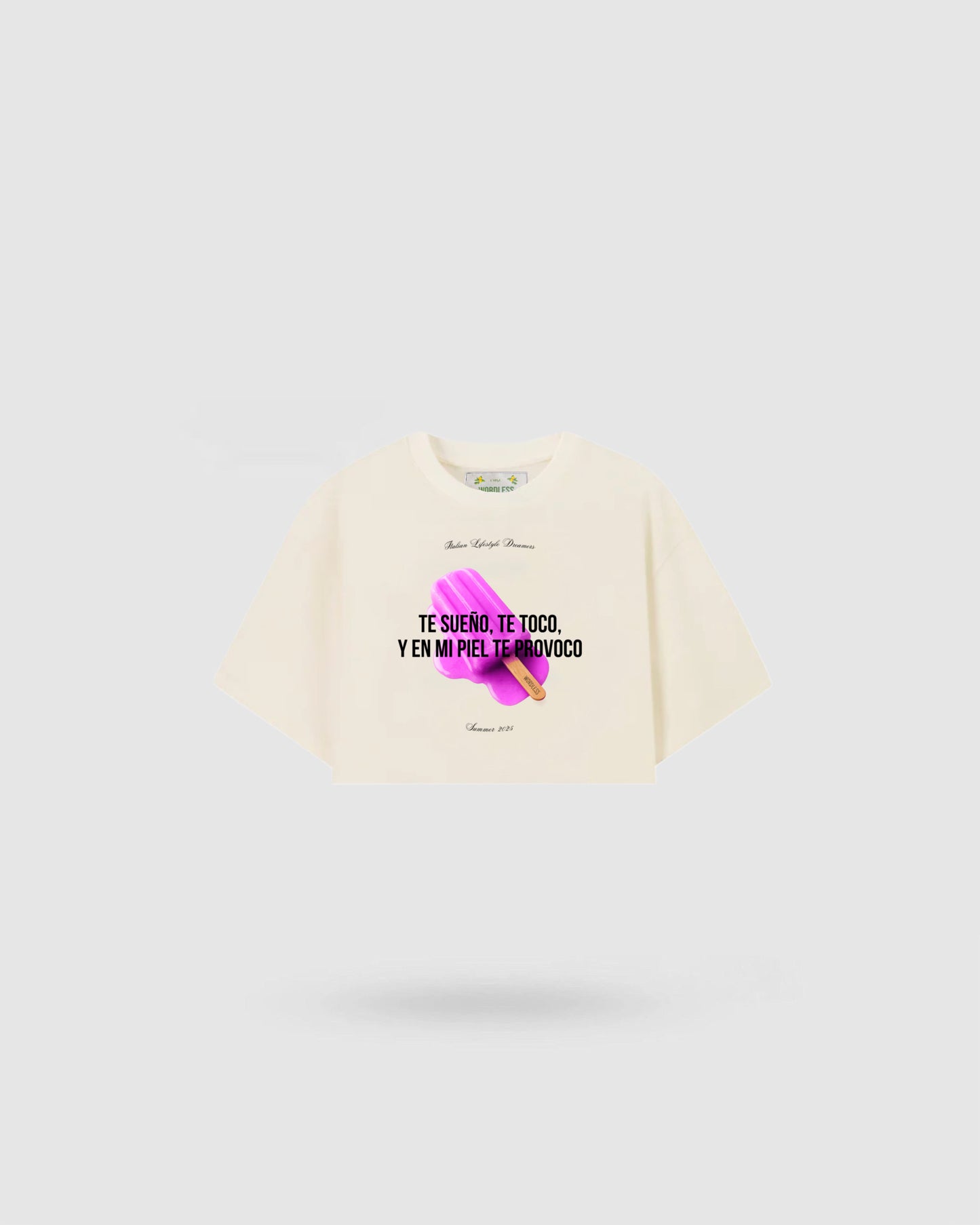 WORDLESS WOMANS ICE POP ULTRA-BOXY TEE 300