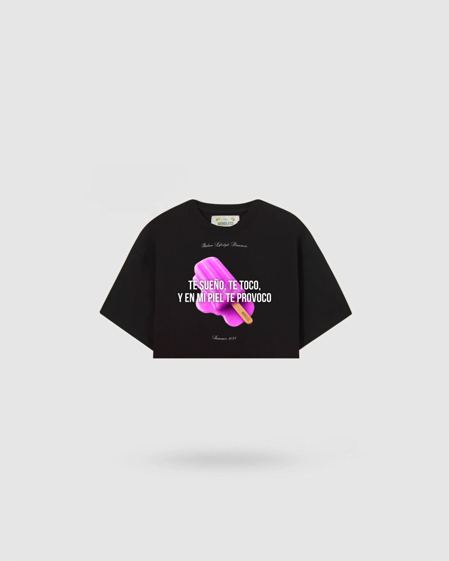 WORDLESS WOMANS ICE POP ULTRA-BOXY TEE 300