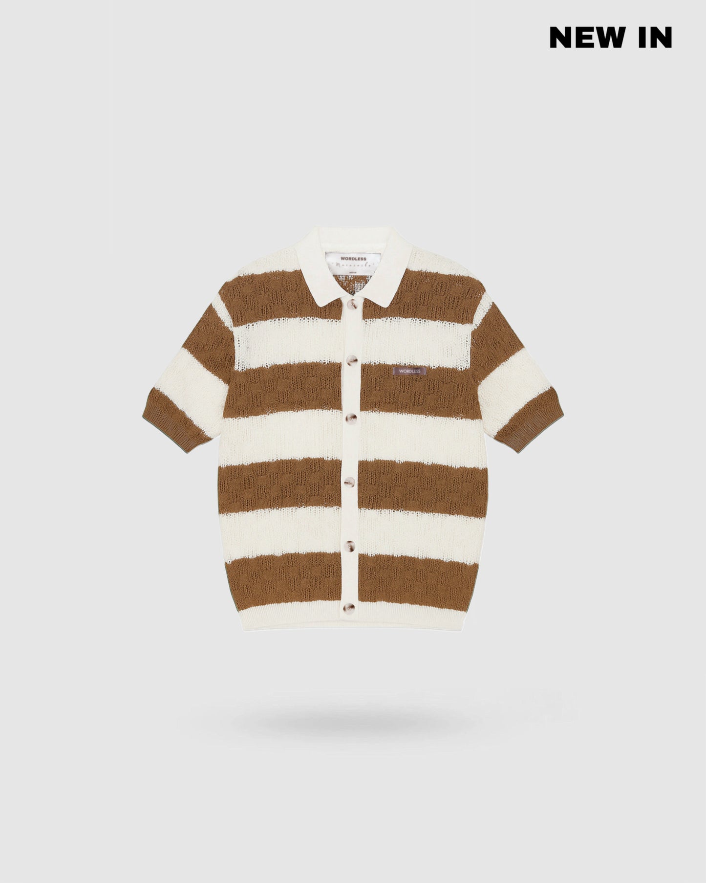 WORDLESS CINQUE TERRE SHIRT BROWN