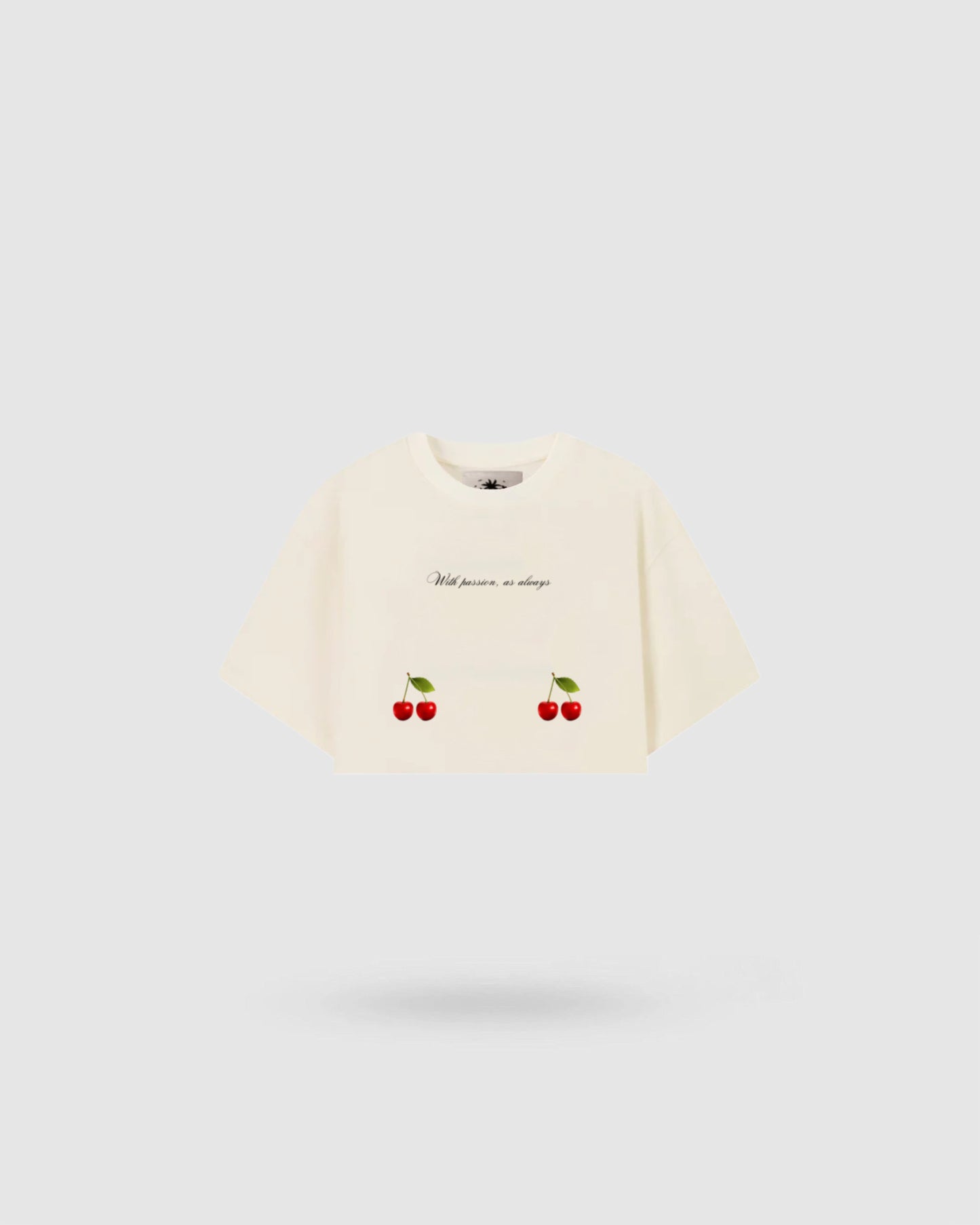 WORDLESS WOMAN'S CHERRY ULTRA-BOXY TEE 300