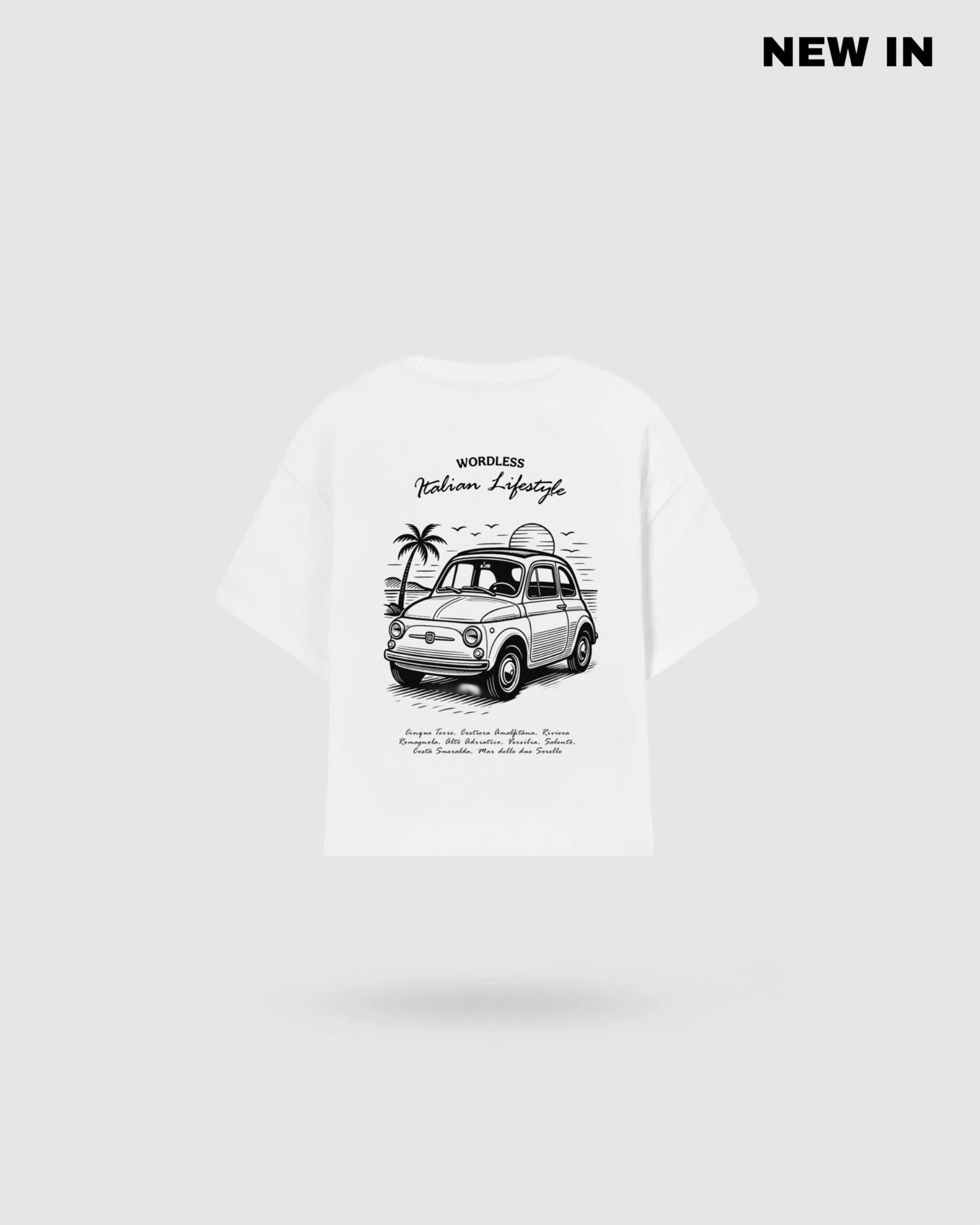 WORDLESS 70S BOXY TEE 300