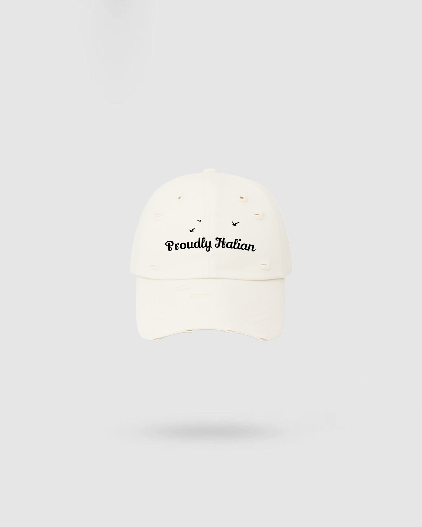 WORDLESS ITALIAN DISTRESSED HAT 2025