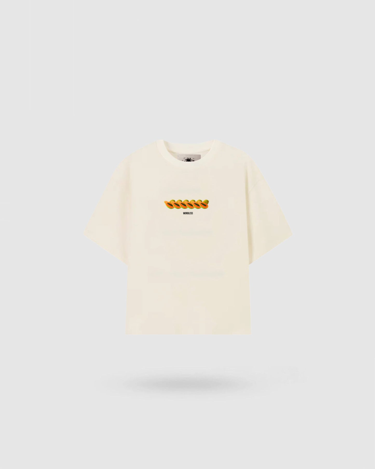 WORDLESS PAPAYA BOXY TEE 300