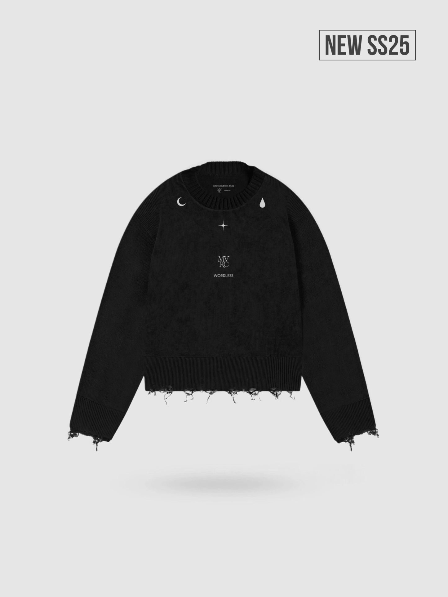 WORDLESS DESTROYED SWEATER IIII DESIGNED BY LORENZO MARCHESI