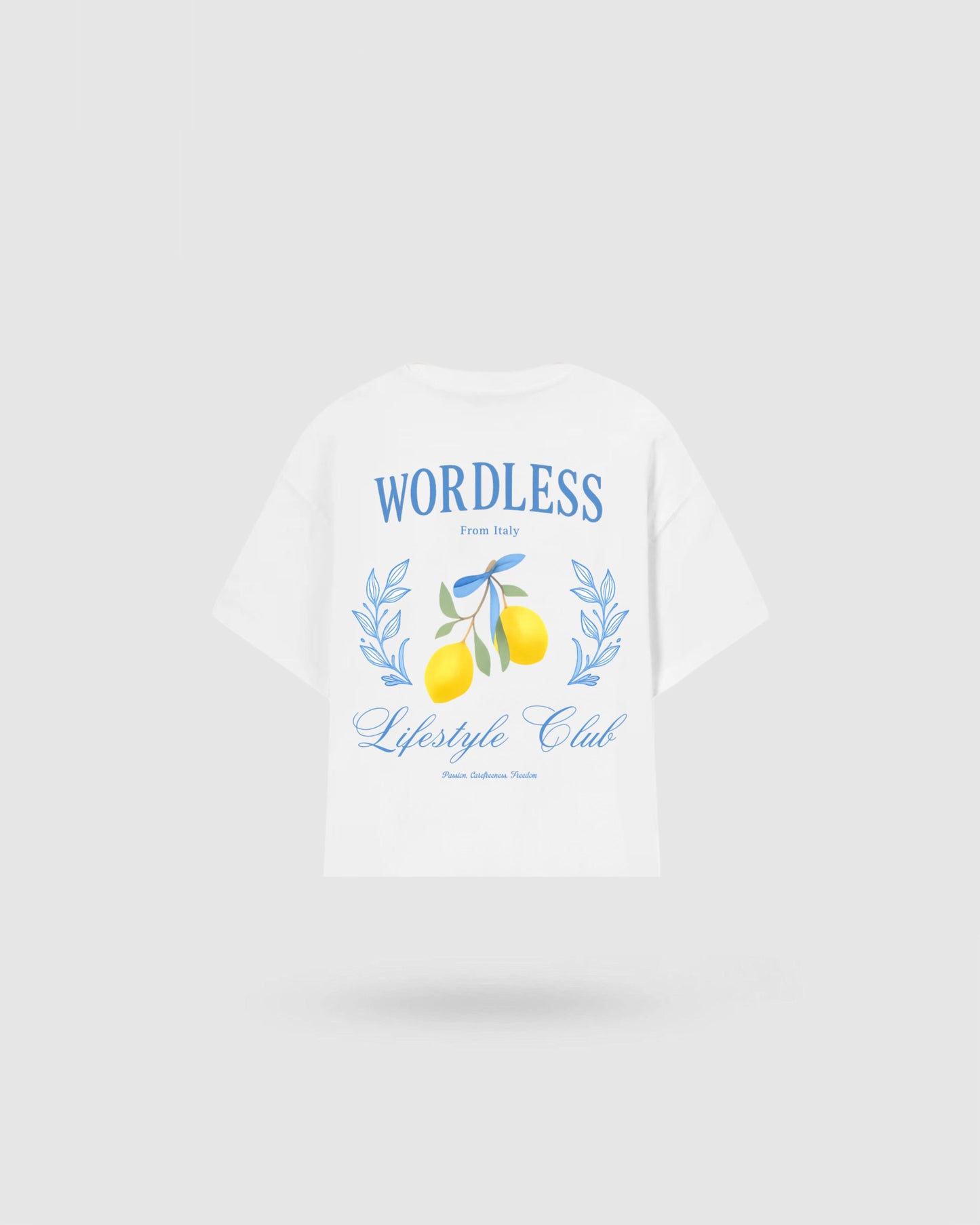 WORDLESS LEMON CLUB BOXY TEE 300