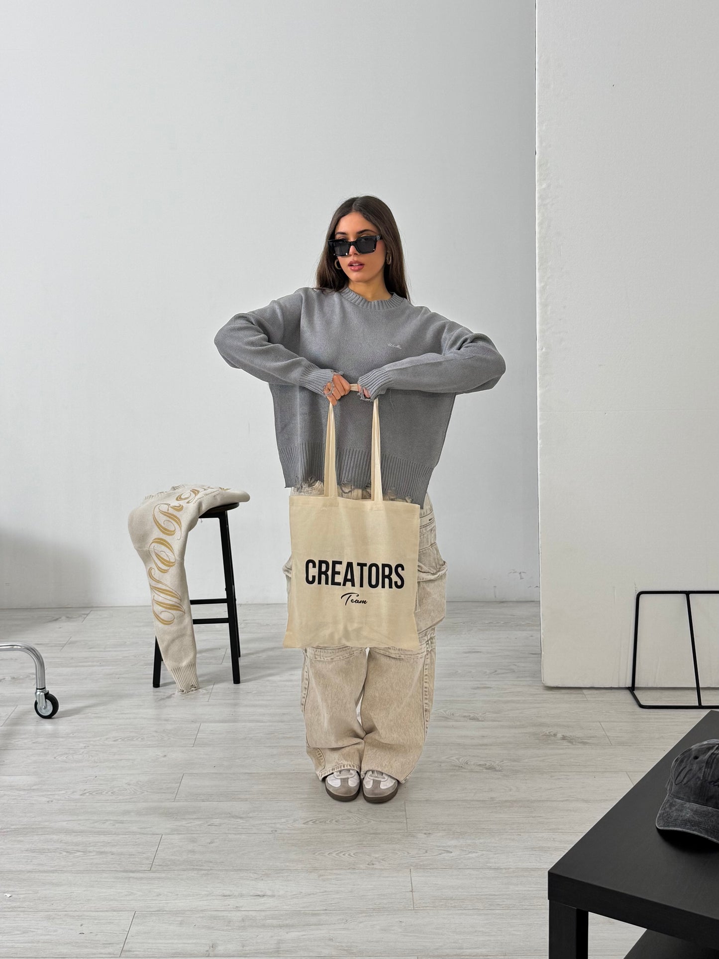 WORDLESS “CREATORS” RECYCLED SHOPPER BAG