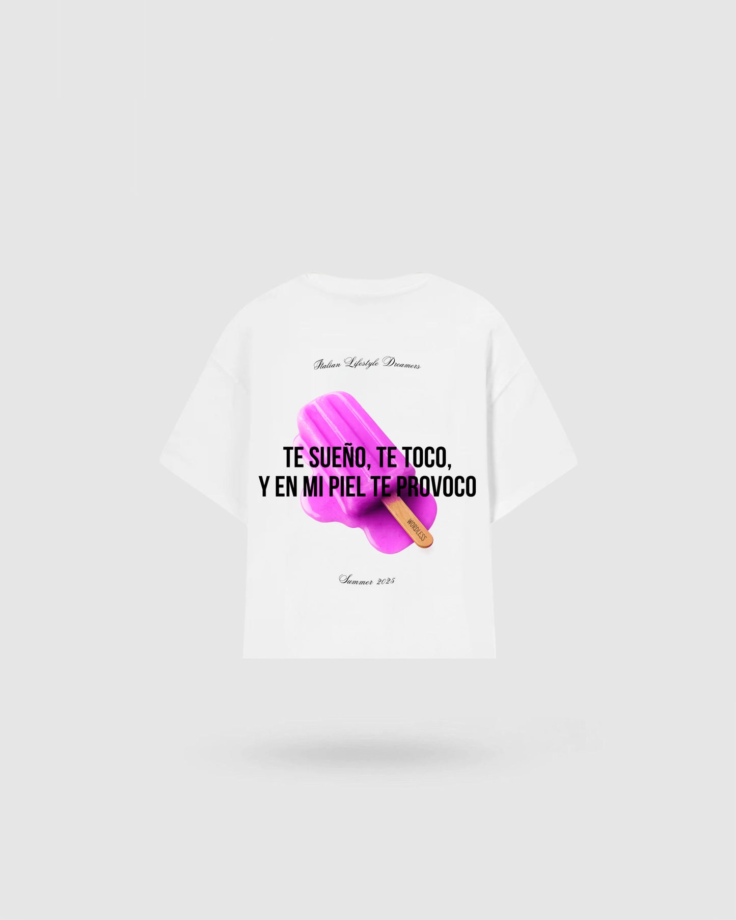 WORDLESS ICE POP BOXY TEE 300