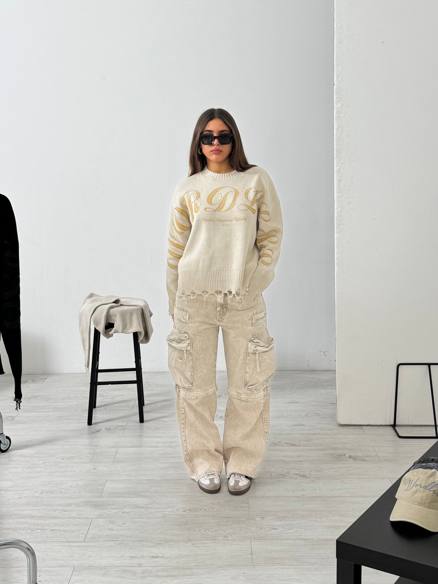 WORDLESS DESTROYED SWEATER II LIMITED EDITION