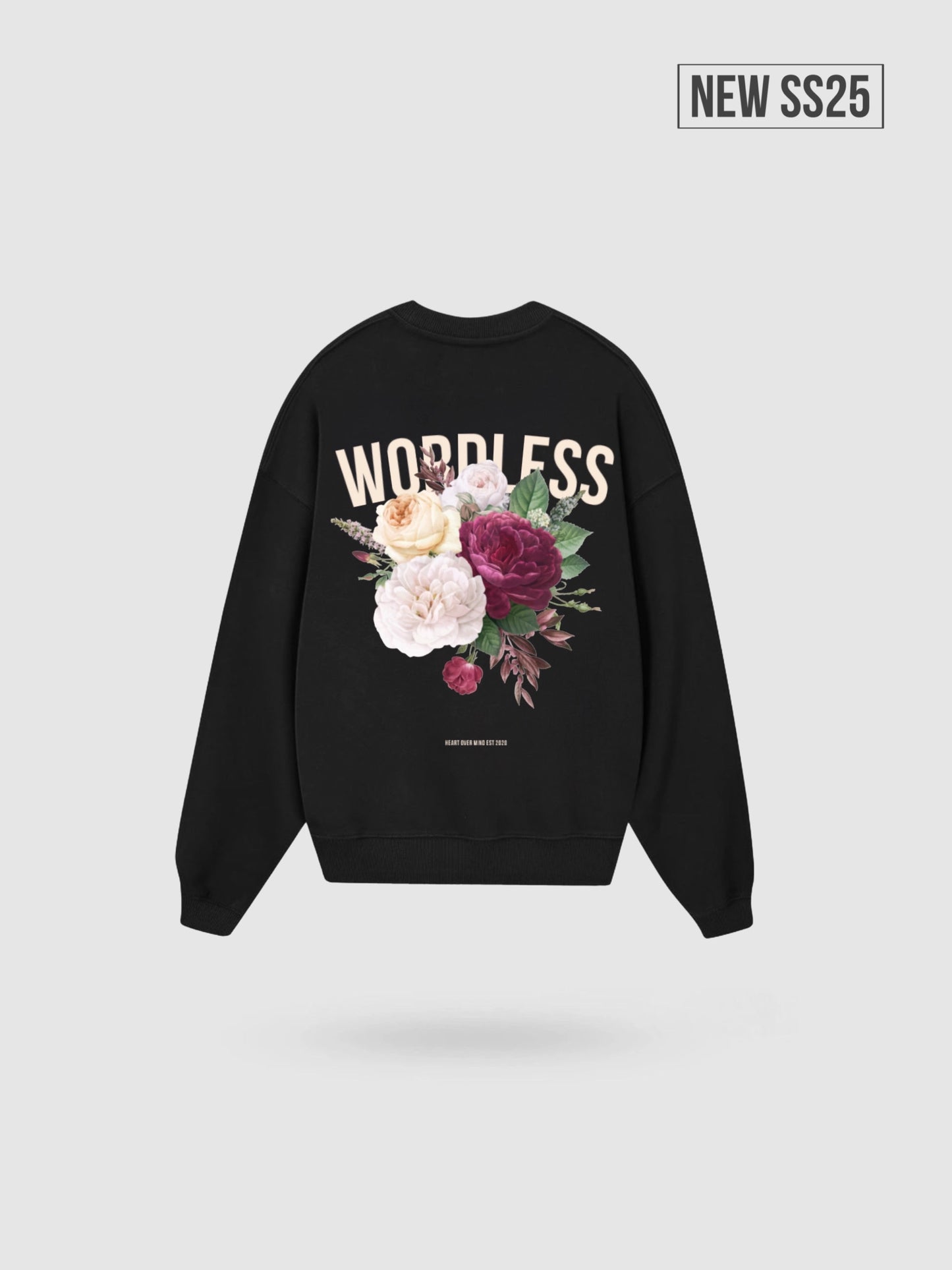 WORDLESS OVERSIZE CREWNECK “FLOWERS” 520