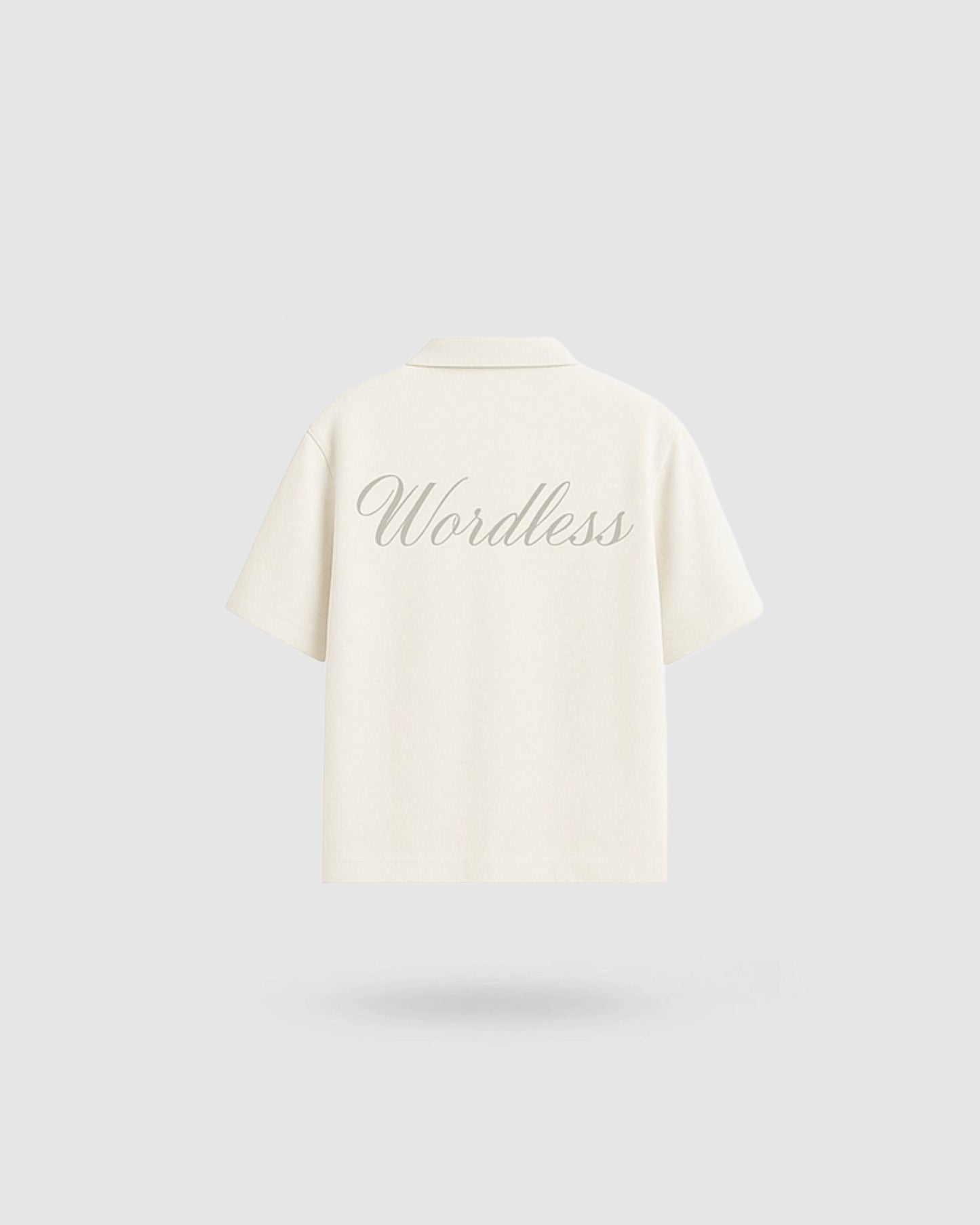 WORDLESS MINIMAL BLOUSE LINEN MIXTURE SS25