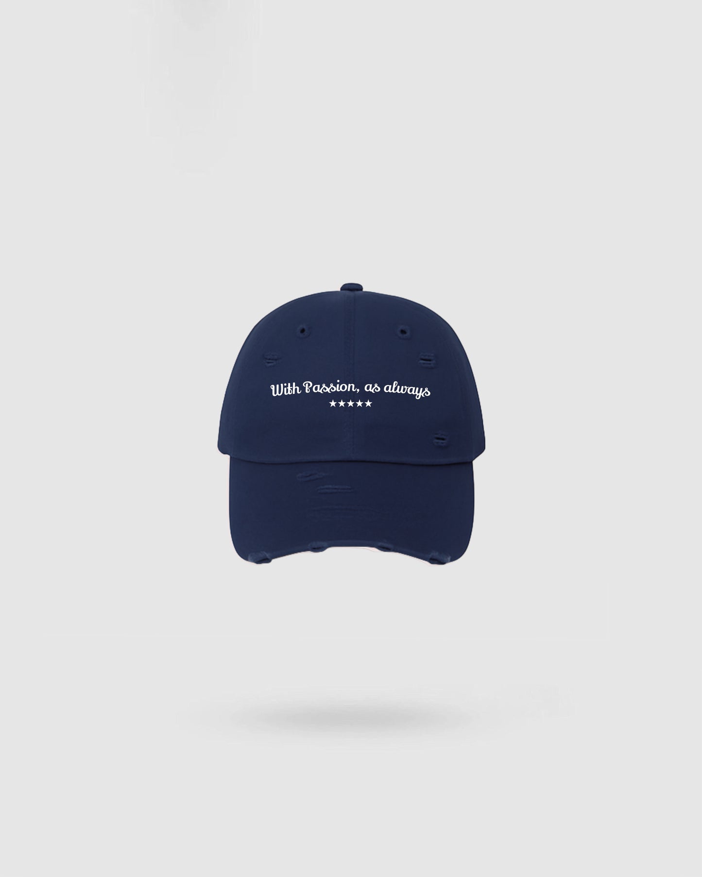 WORDLESS PASSION DISTRESSED HAT 2025