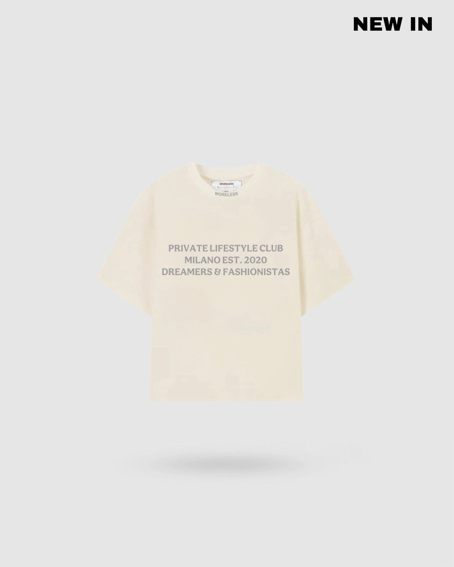 WORDLESS PRIVATE BOXY TEE 300