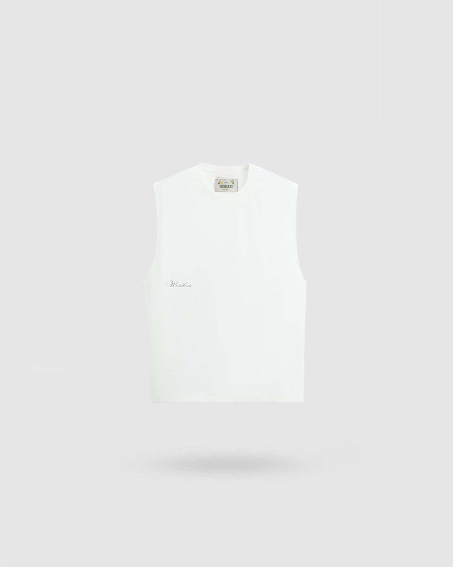 WORDLESS ATELIER SLEEVELESS TEE 170 LIMITED EDITION