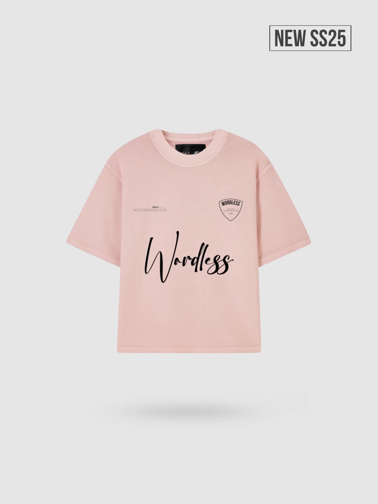 WORDLESS BOXY TEE “TEAM” 300
