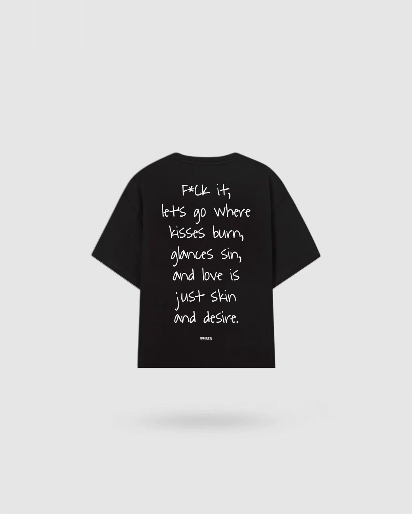 WORDLESS SUMMER 2025 BOXY TEE 300
