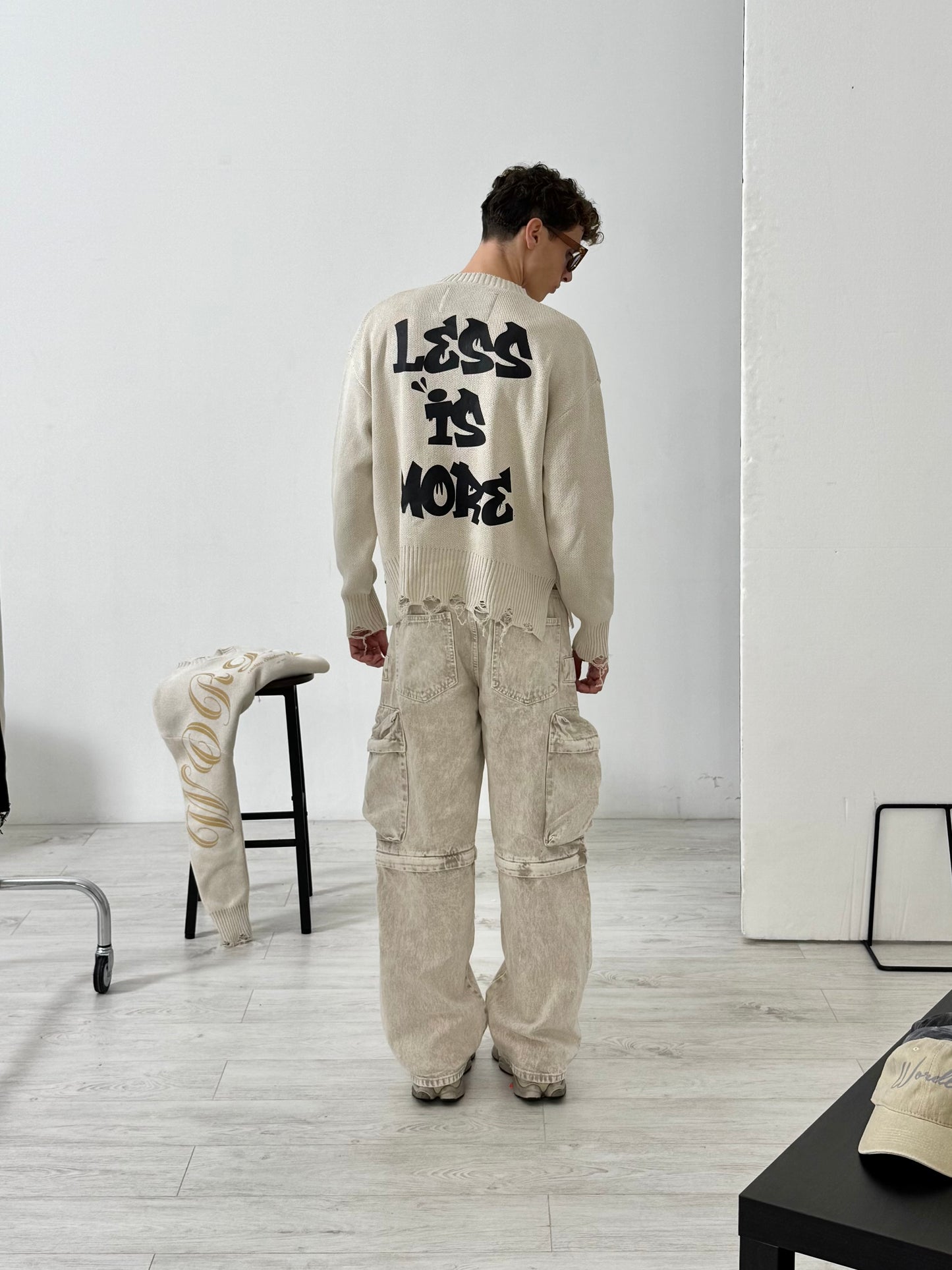 WORDLESS DESTROYED SWEATER III