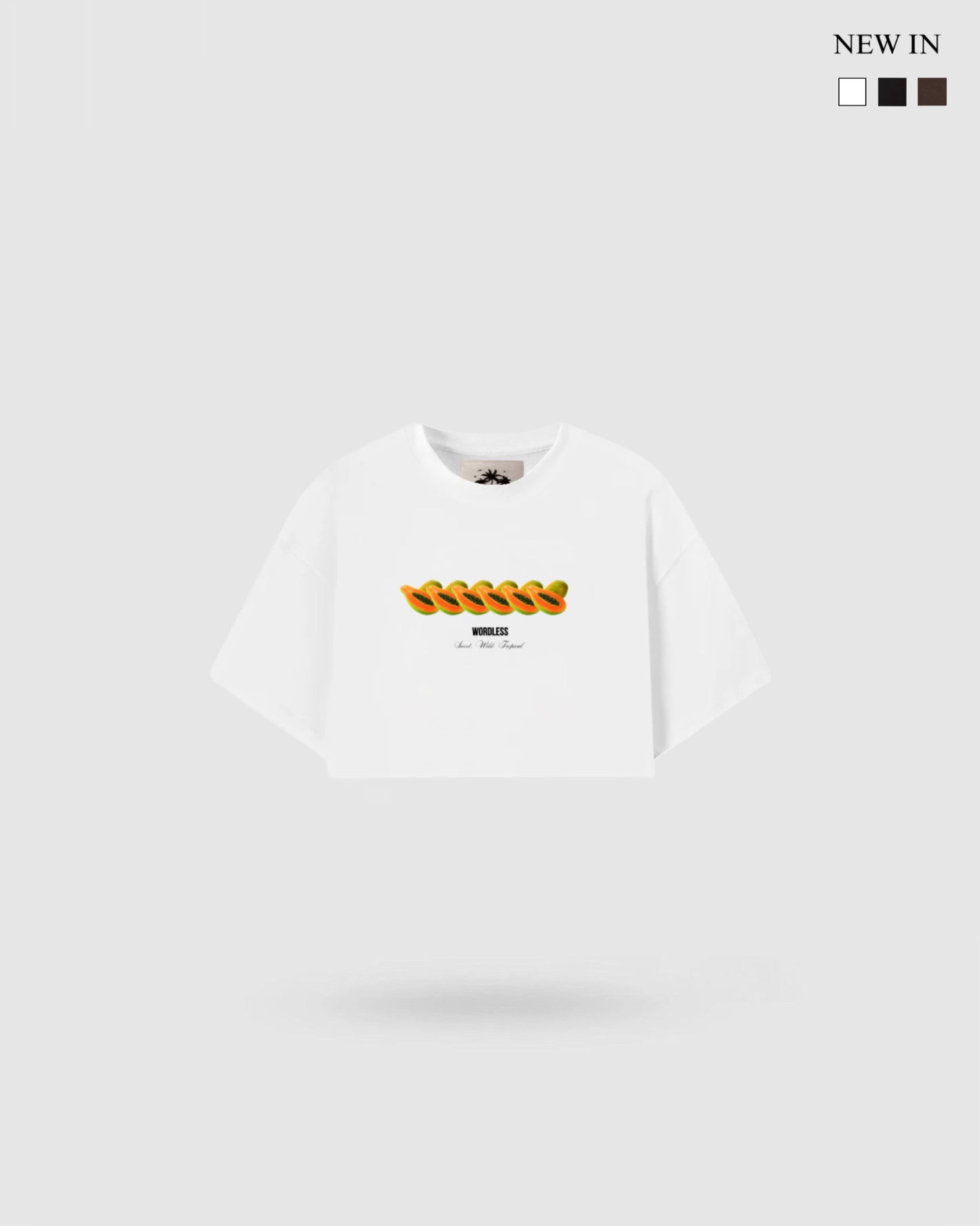 WORDLESS WOMAN'S PAPAYA ULTRA-BOXY TEE 300