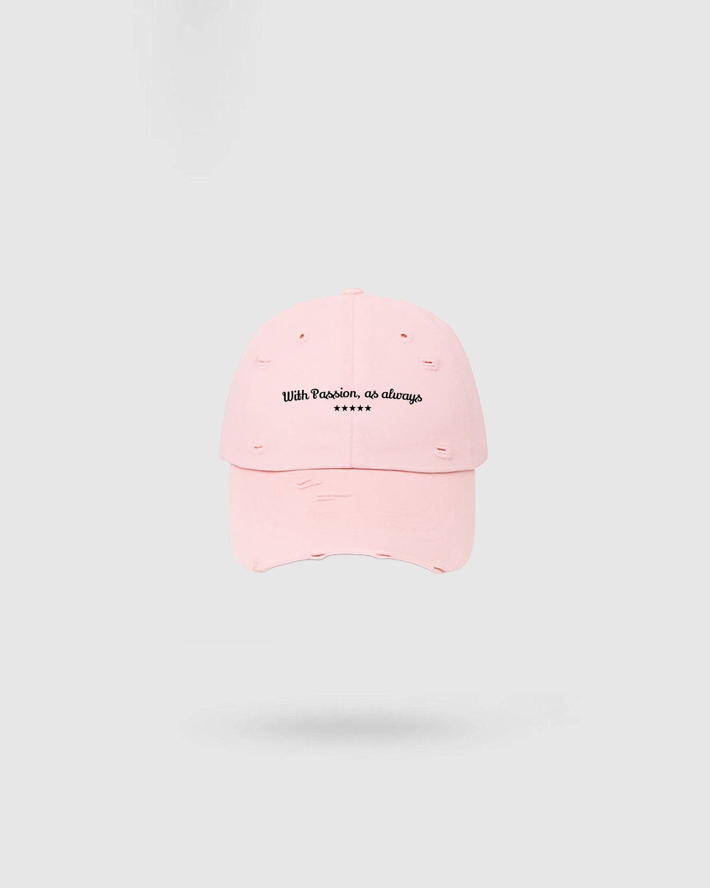 WORDLESS PASSION DISTRESSED HAT 2025