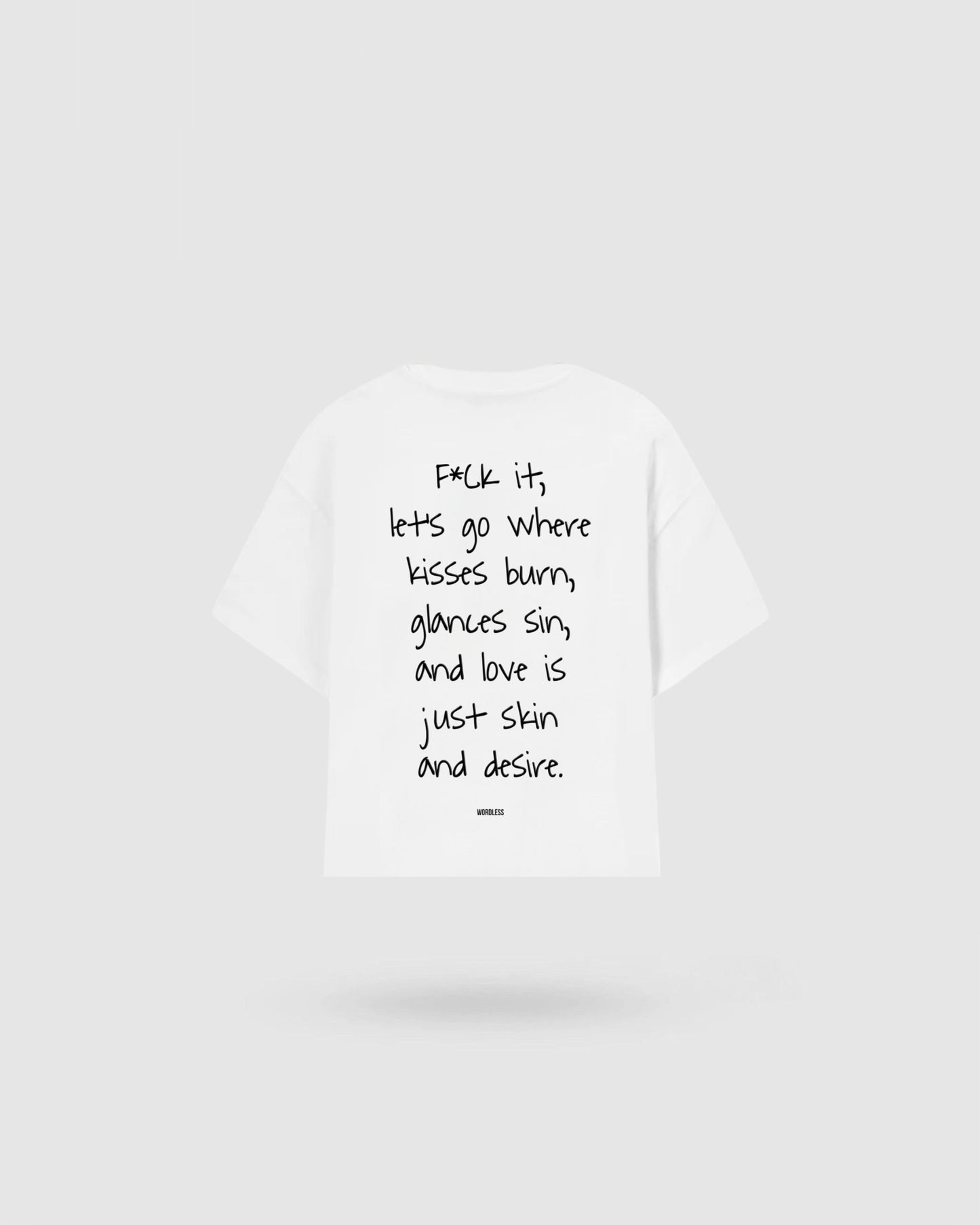 WORDLESS SUMMER 2025 BOXY TEE 300