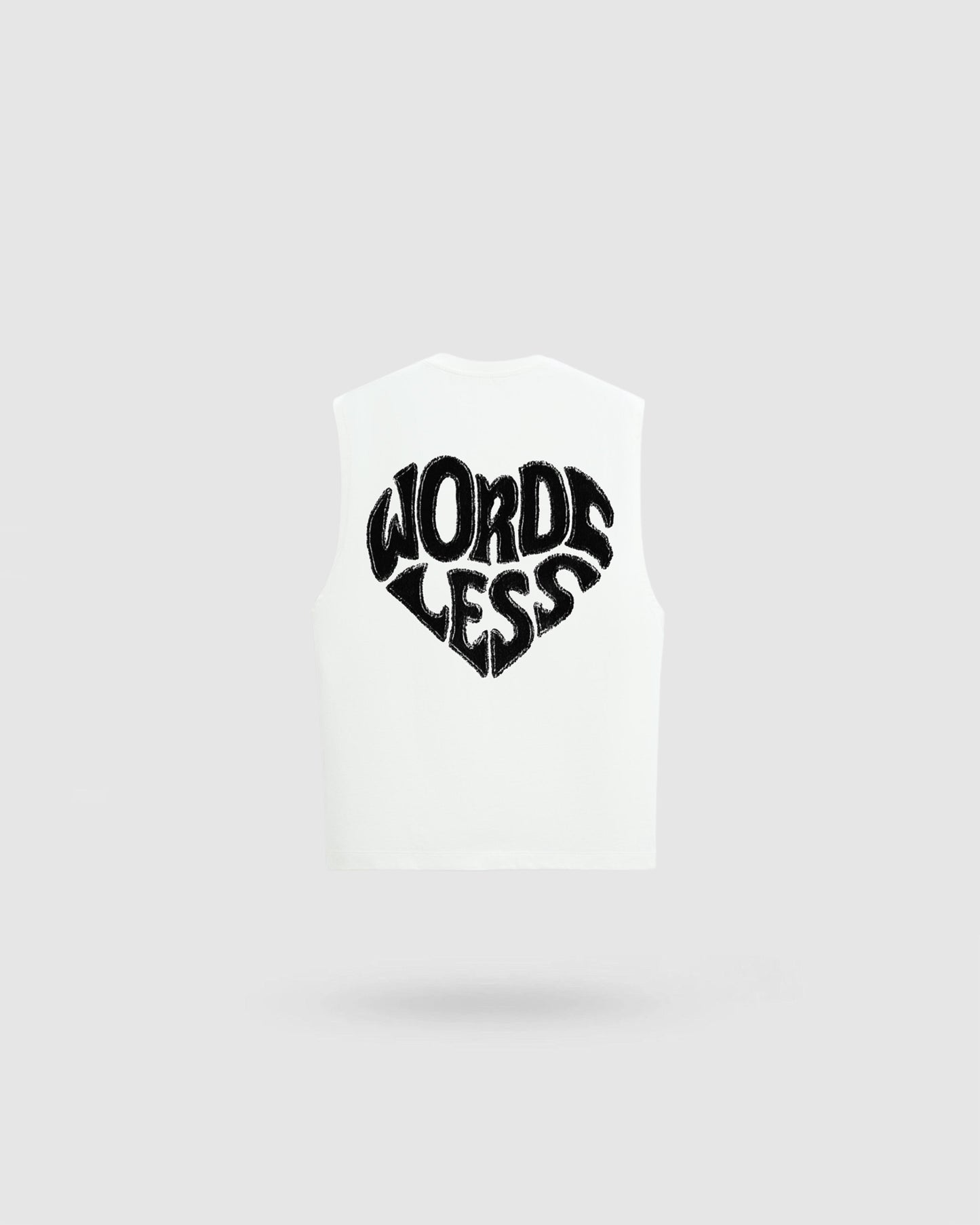 WORDLESS ATELIER SLEEVELESS TEE 170 LIMITED EDITION