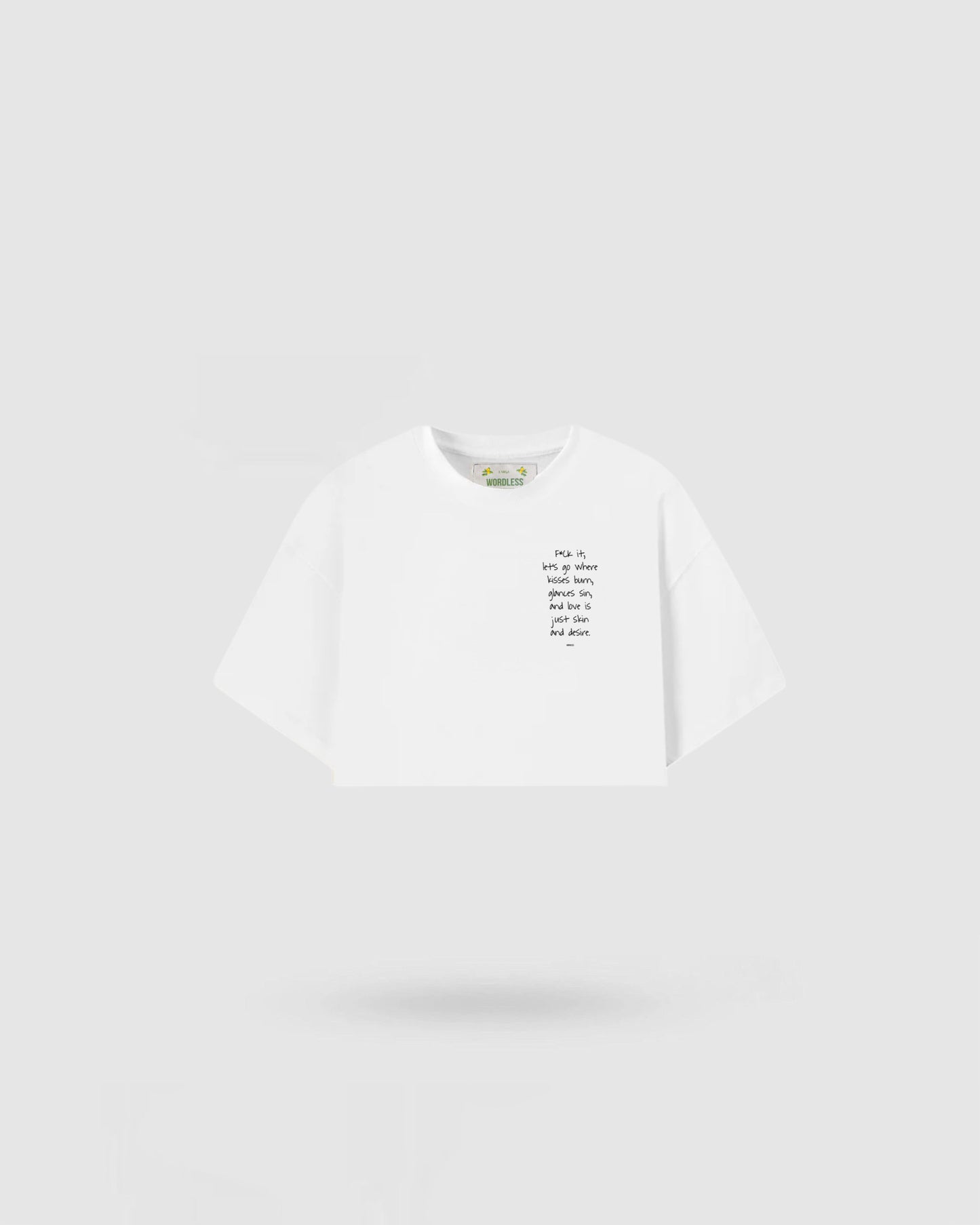WORDLESS WOMANS SUMMER 2025 ULTRA-BOXY TEE 300