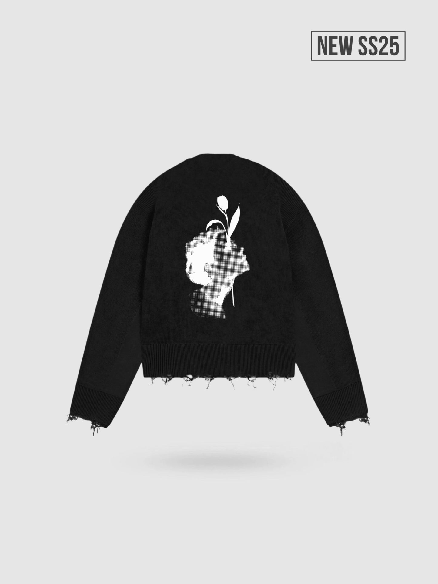 WORDLESS DESTROYED SWEATER IIII DESIGNED BY LORENZO MARCHESI