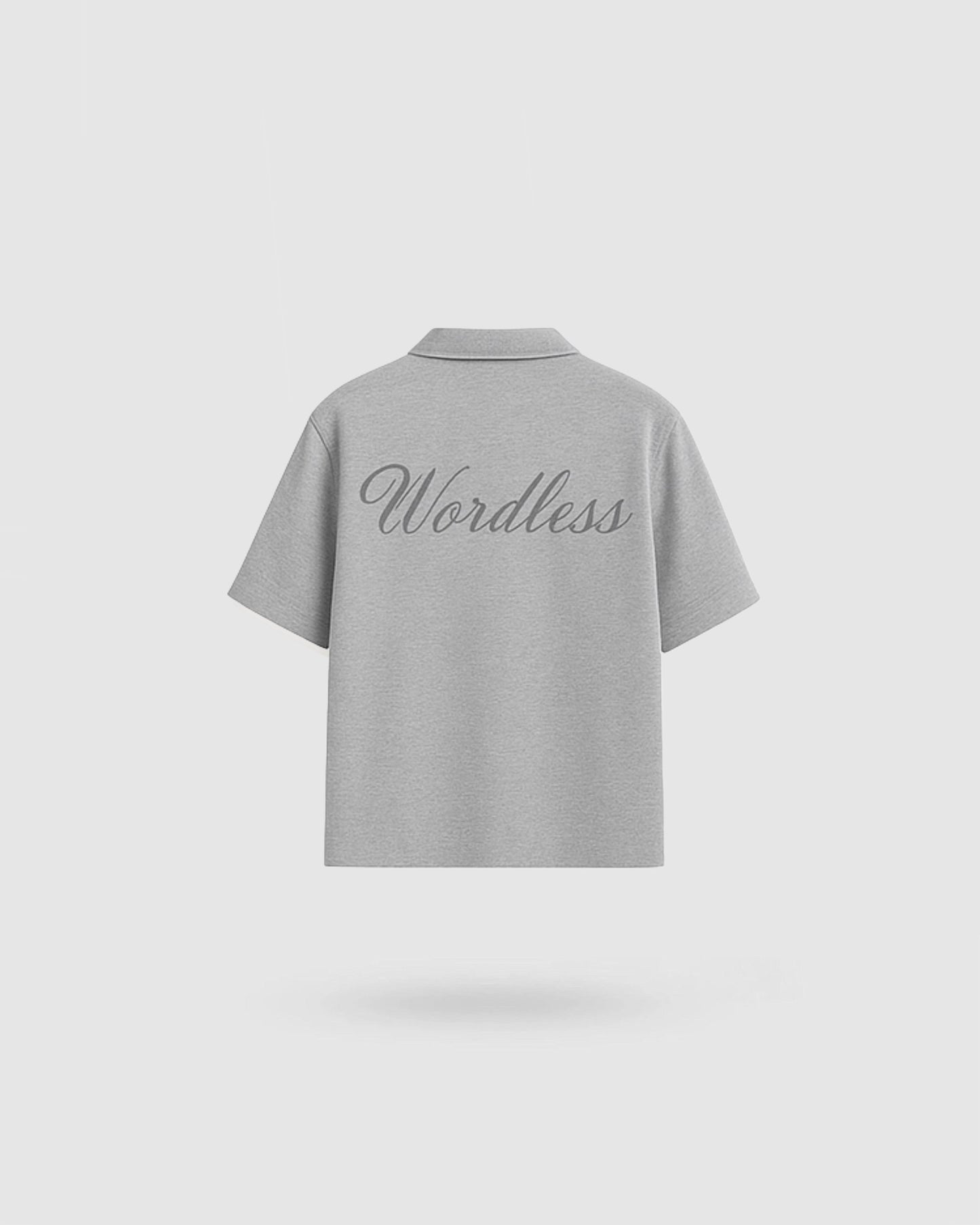 WORDLESS MINIMAL BLOUSE LINEN MIXTURE SS25