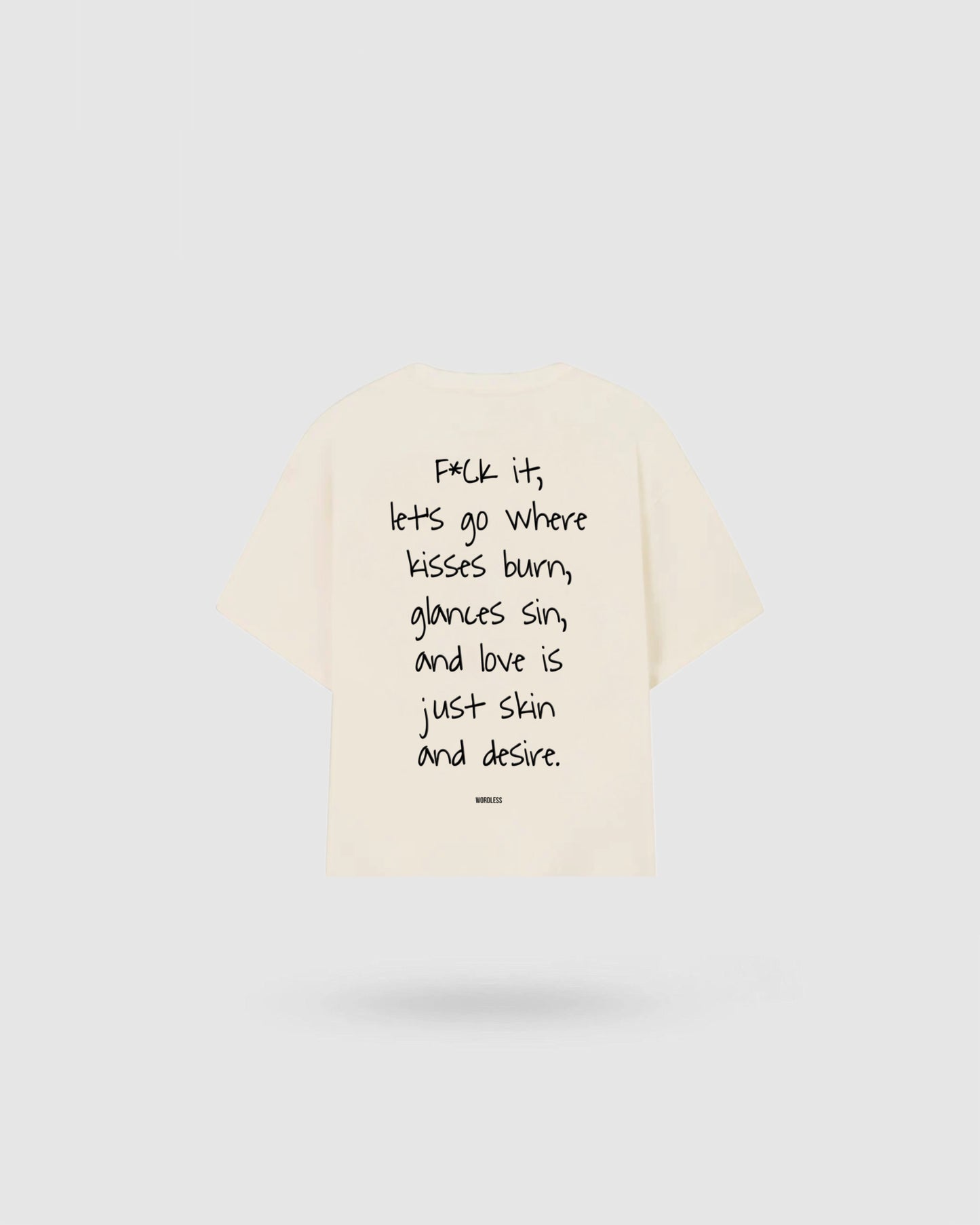 WORDLESS SUMMER 2025 BOXY TEE 300