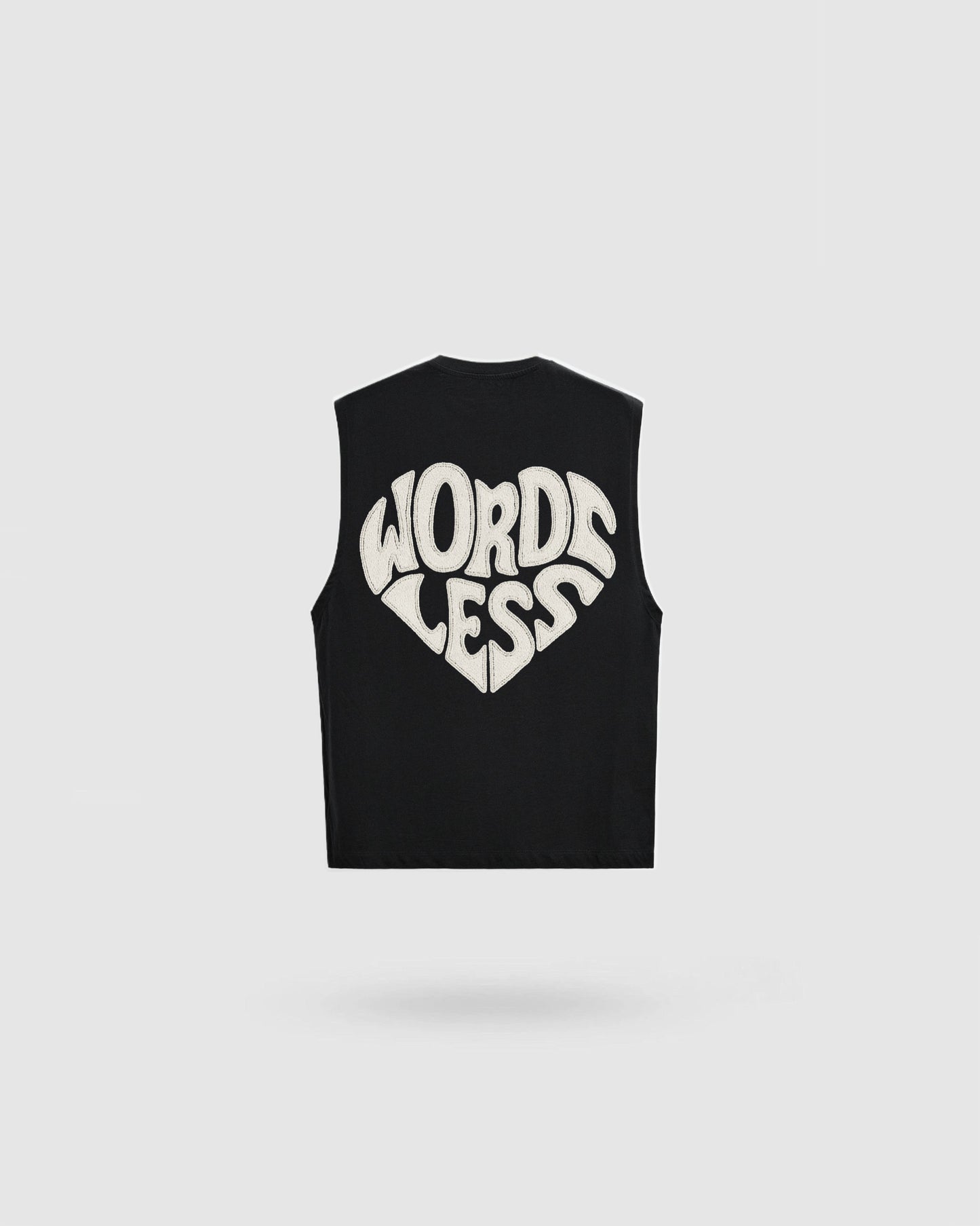 WORDLESS ATELIER SLEEVELESS TEE 170 LIMITED EDITION