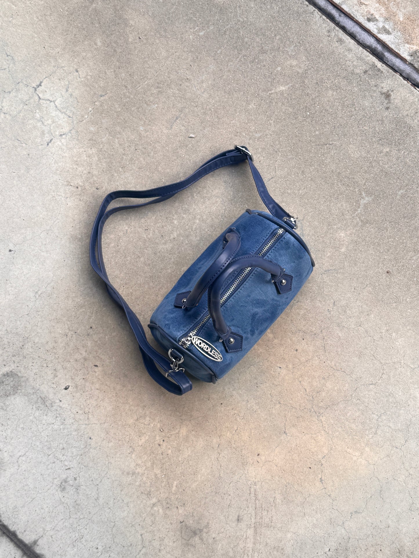 WORDLESS ICONIC Mini Bag Denim