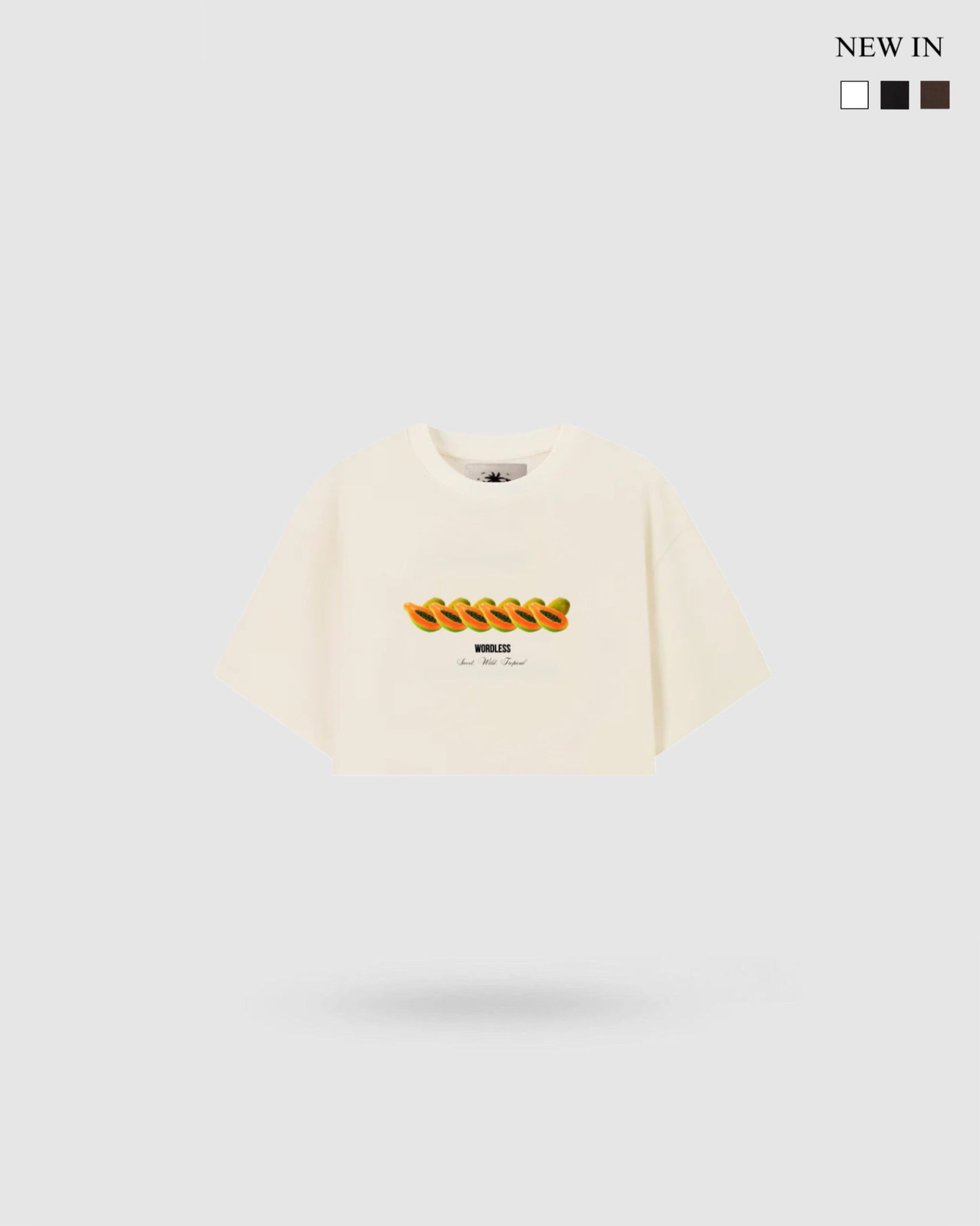 WORDLESS WOMAN'S PAPAYA ULTRA-BOXY TEE 300