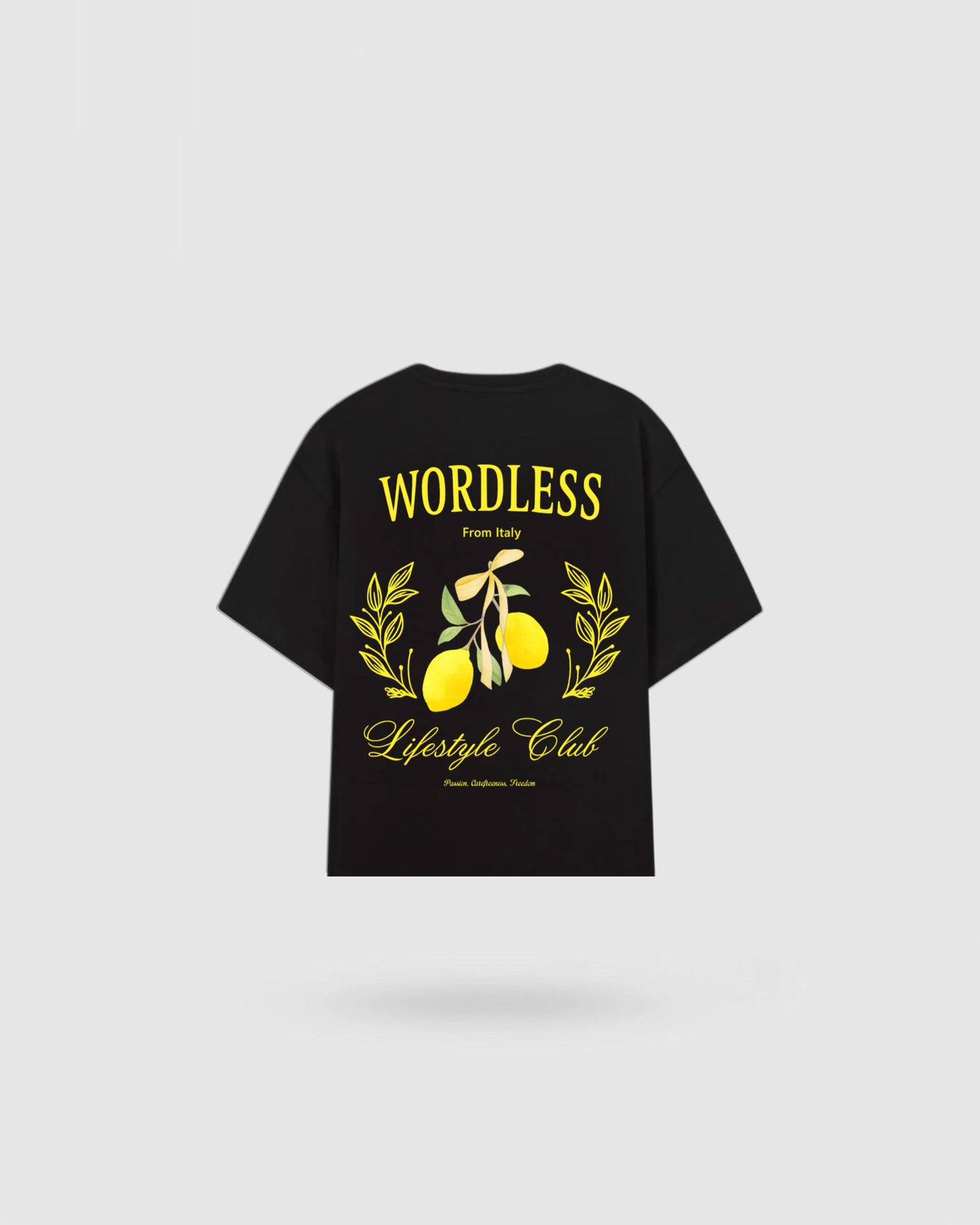 WORDLESS LEMON CLUB BOXY TEE 300