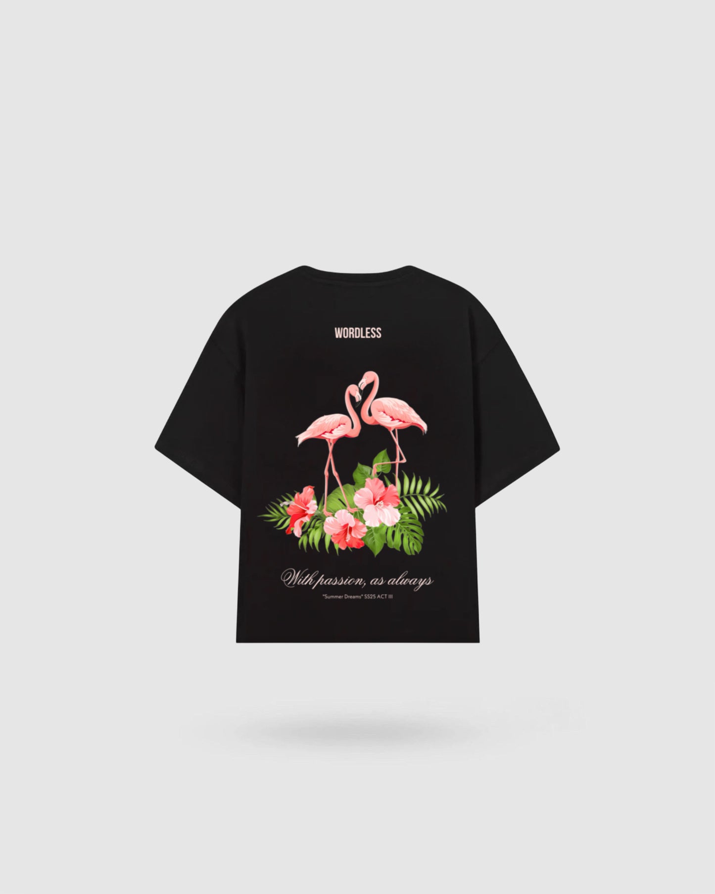 WORDLESS FLAMINGO BOXY TEE 300
