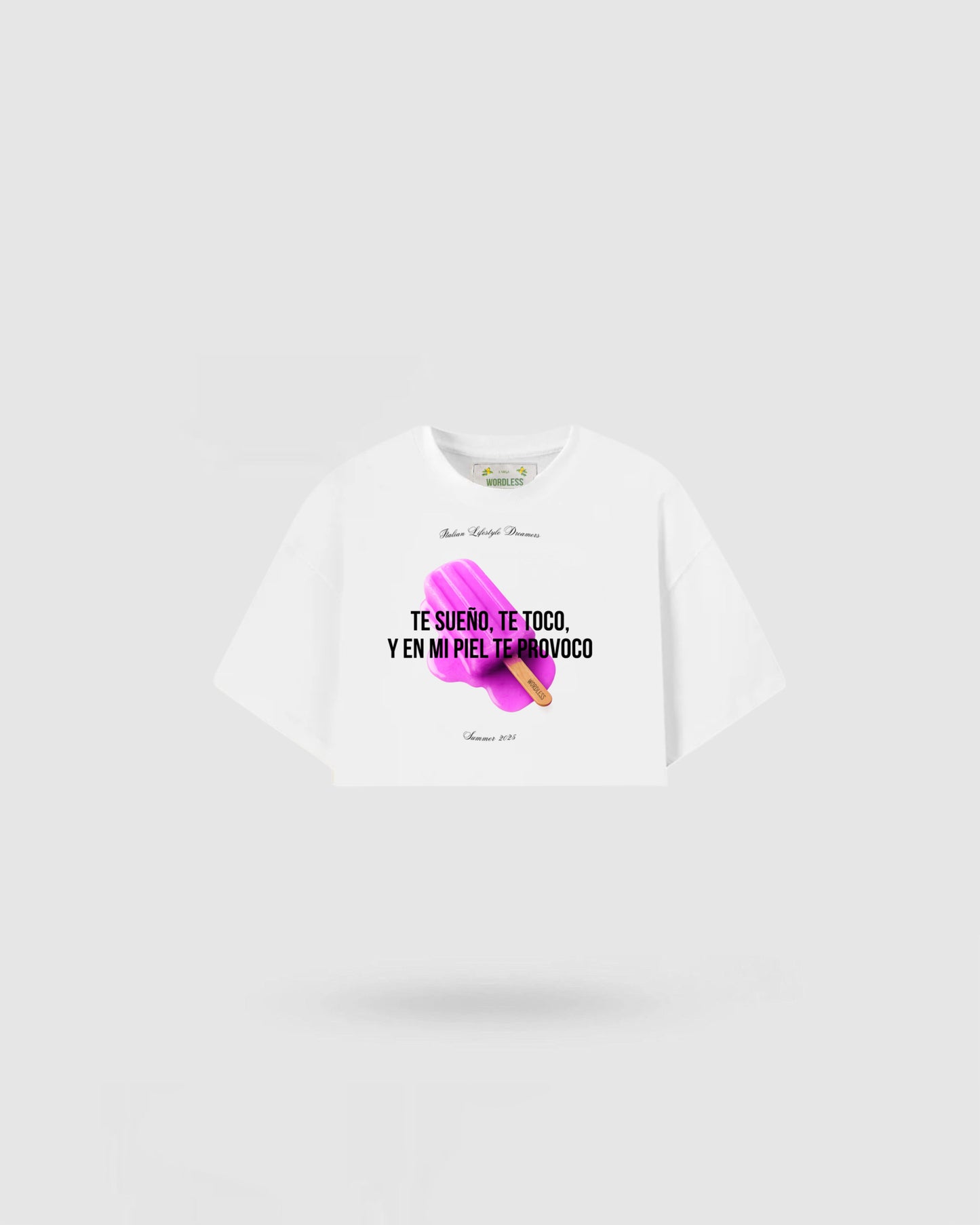 WORDLESS WOMANS ICE POP ULTRA-BOXY TEE 300