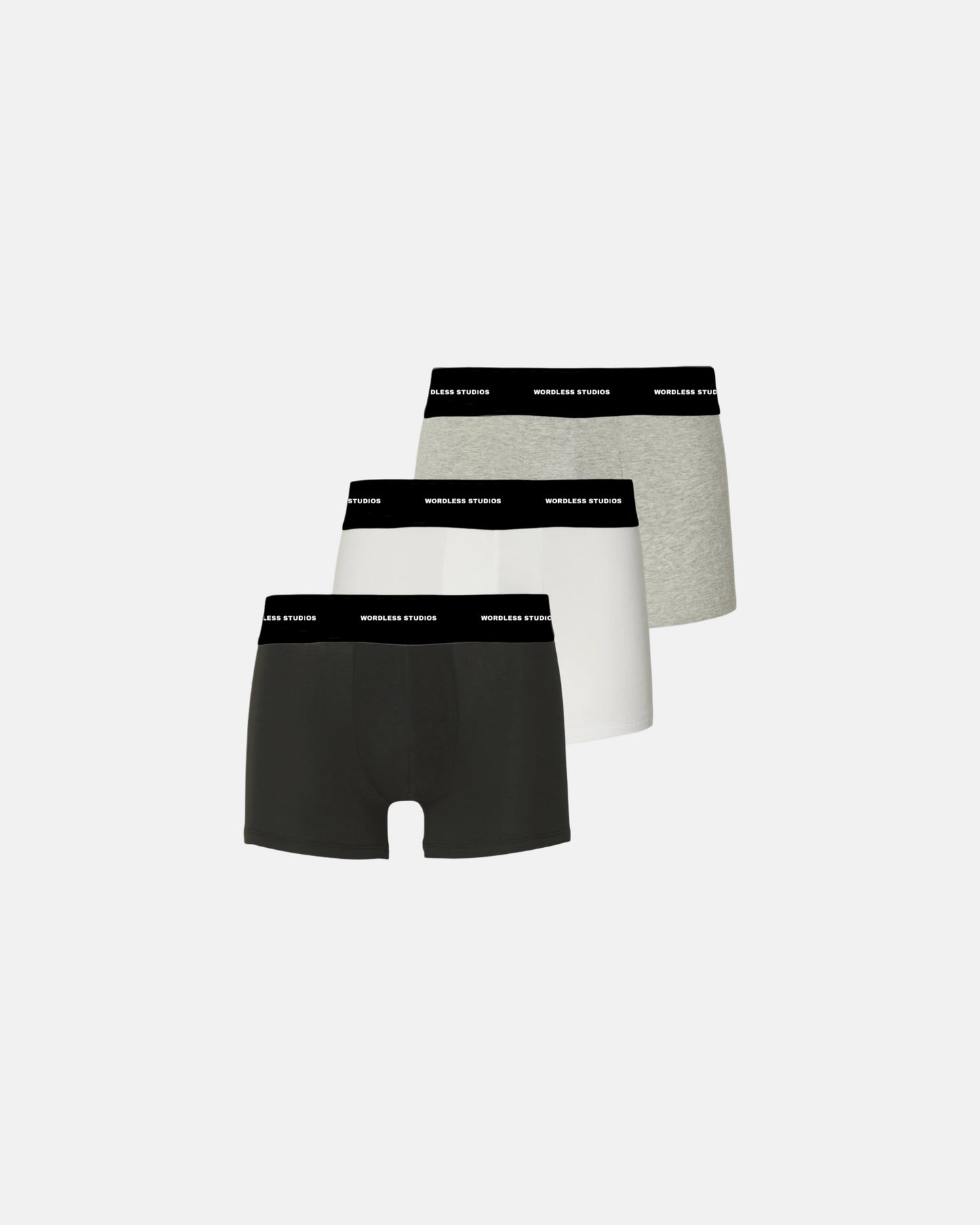 WORDLESS Mens Boxer 3 PACK