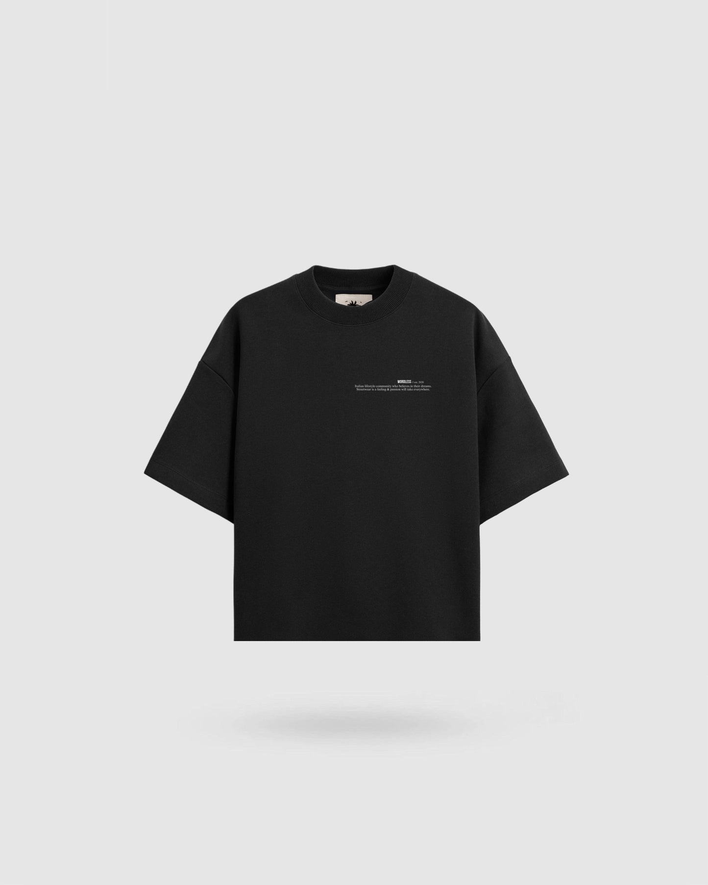 WORDLESS MINIMAL BOXY TEE 330