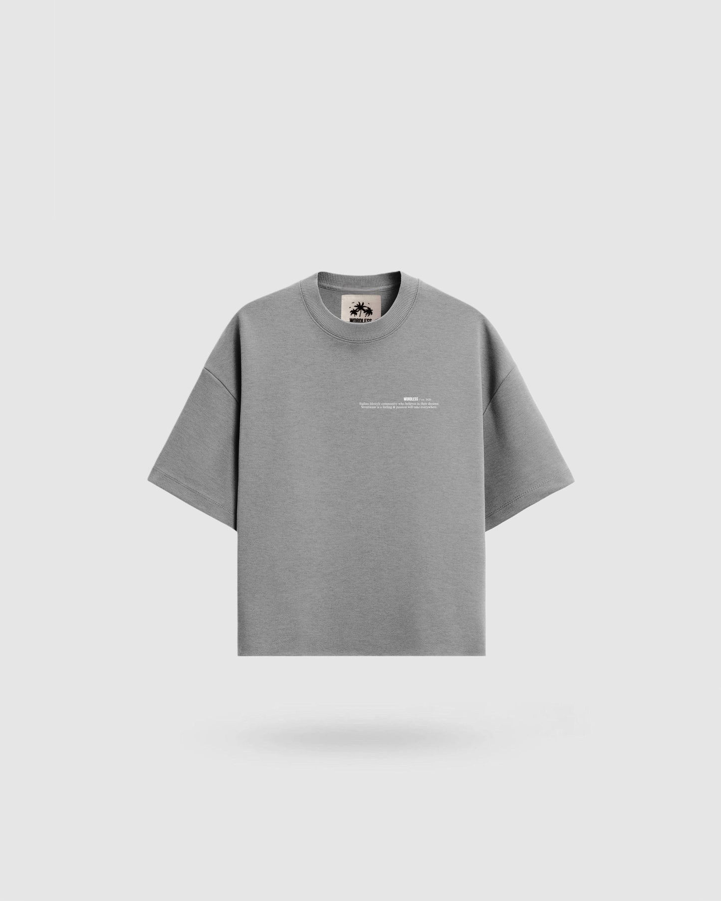 WORDLESS MINIMAL BOXY TEE 330