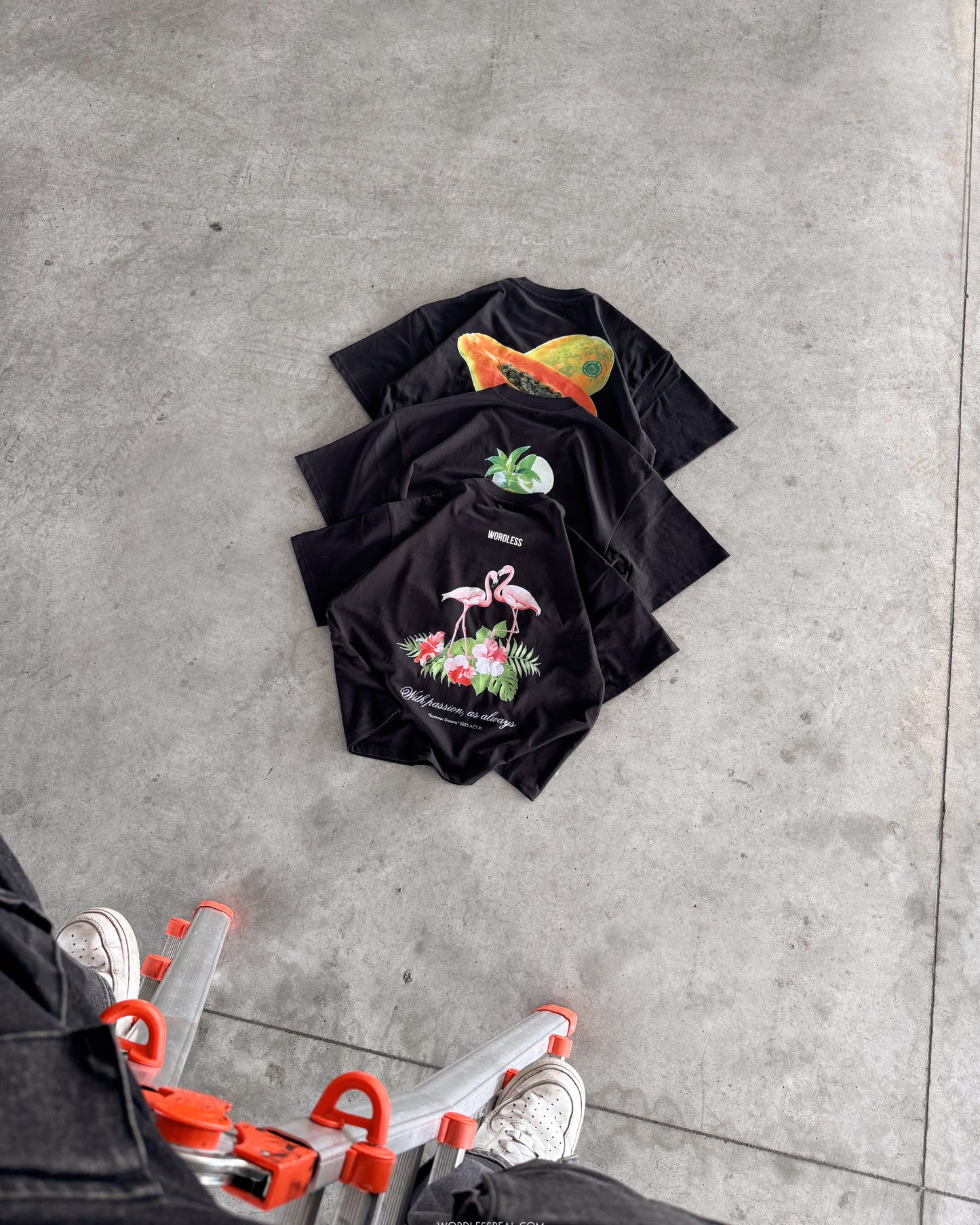 WORDLESS MOJITO BOXY TEE 300