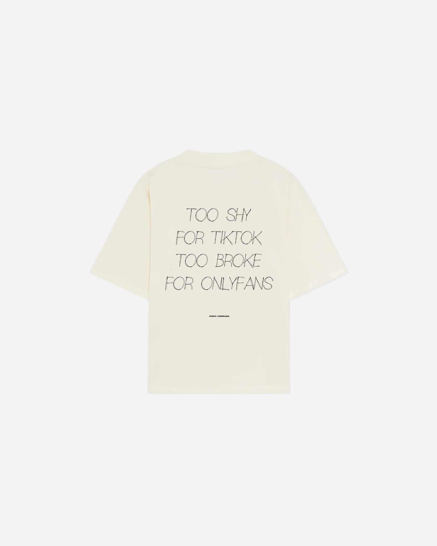 WORDLESS ICONIC Unfiltered Boxy Tee 300