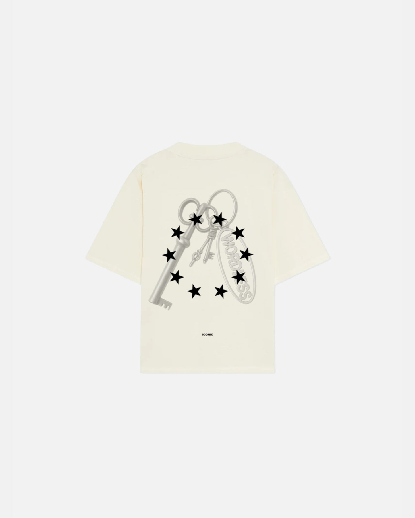 WORDLESS ICONIC Key Boxy Tee 300