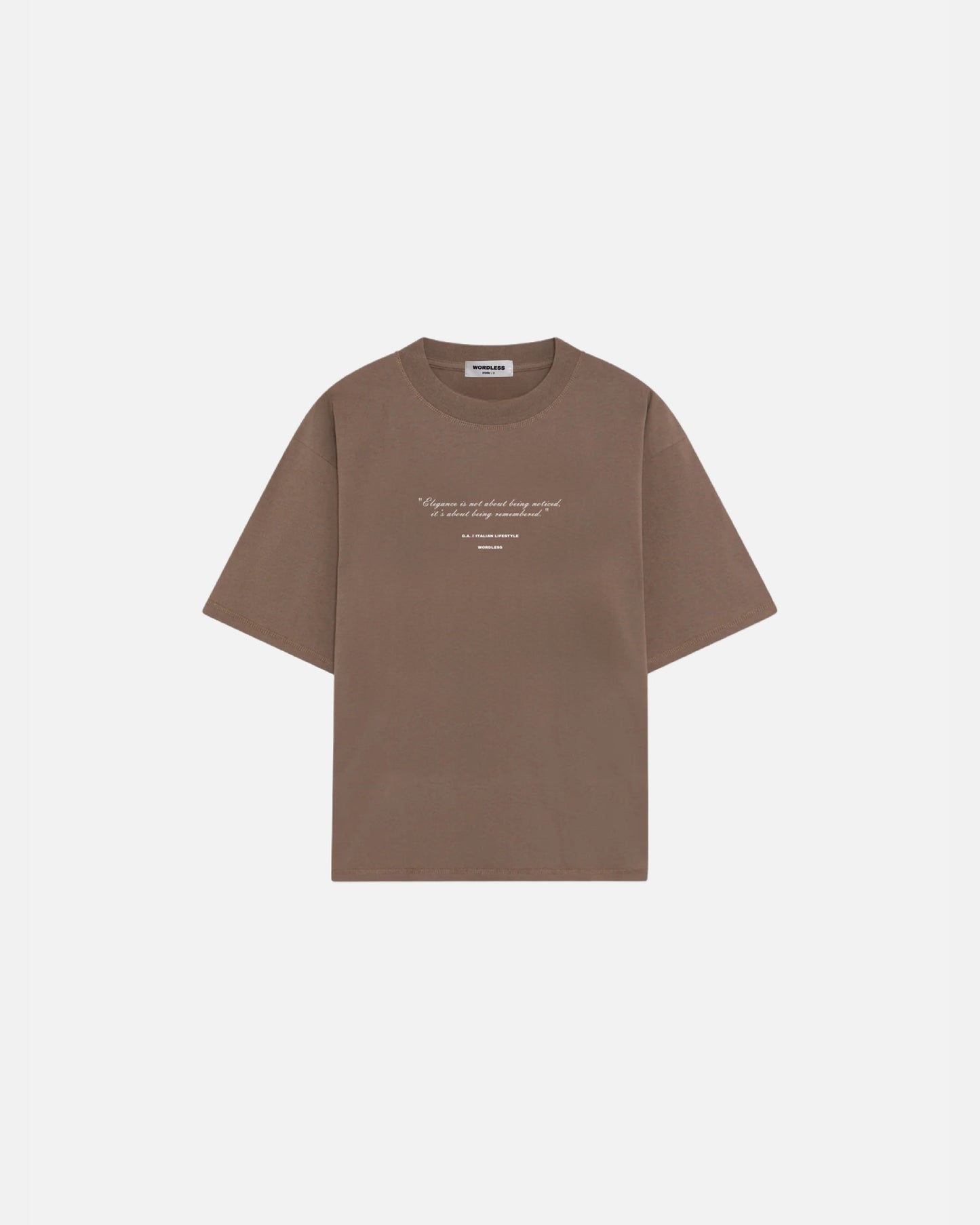 WORDLESS ICONIC Key Boxy Tee 300