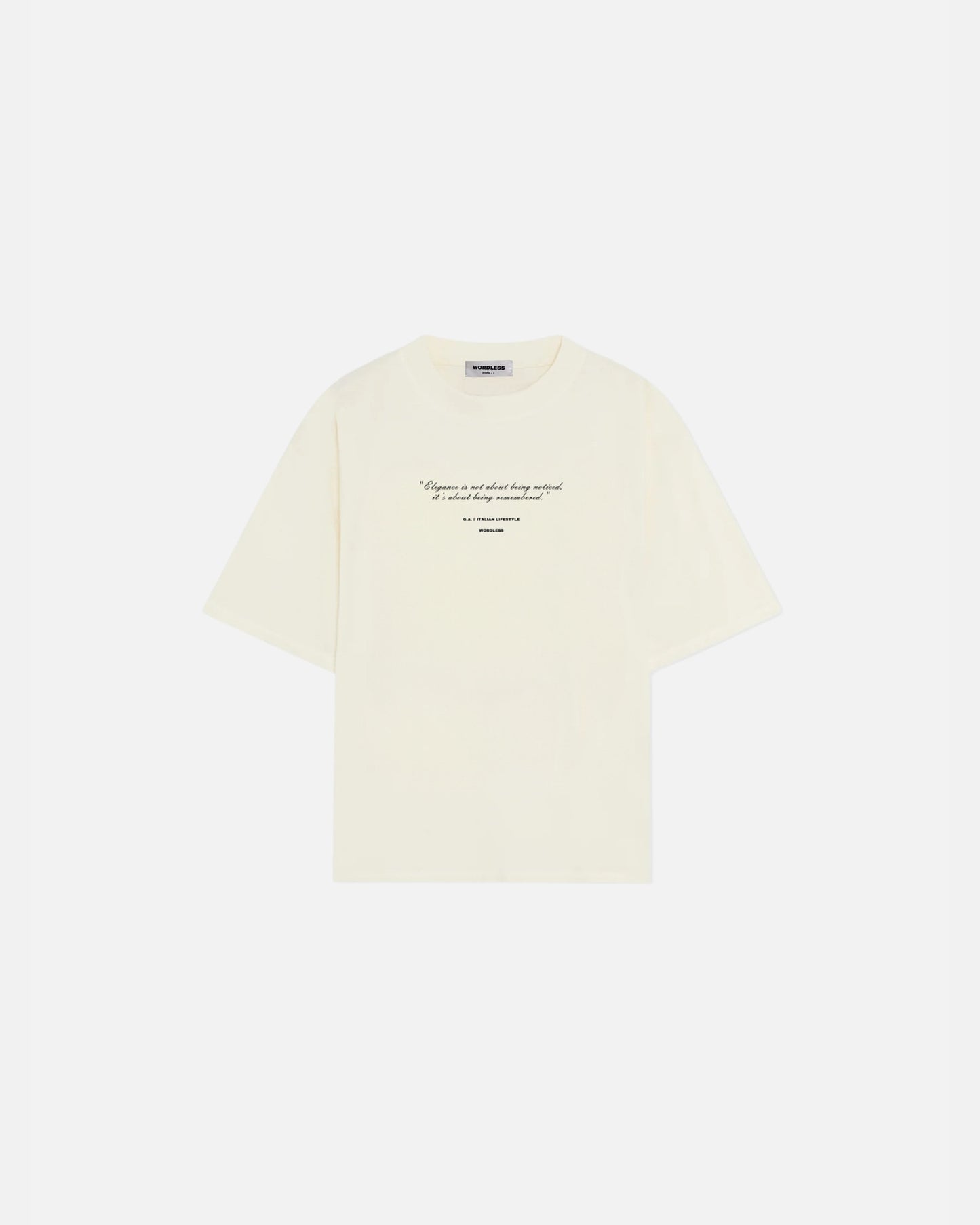 WORDLESS ICONIC Key Boxy Tee 300