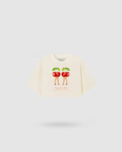 WORDLESS WOMANS WILD CHERRY ULTRA-BOXY TEE 300