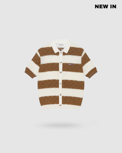 WORDLESS CINQUE TERRE SHIRT BROWN