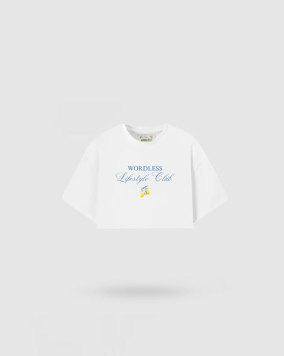 WORDLESS WOMANS LEOMON CLUB ULTRA-BOXY TEE 300