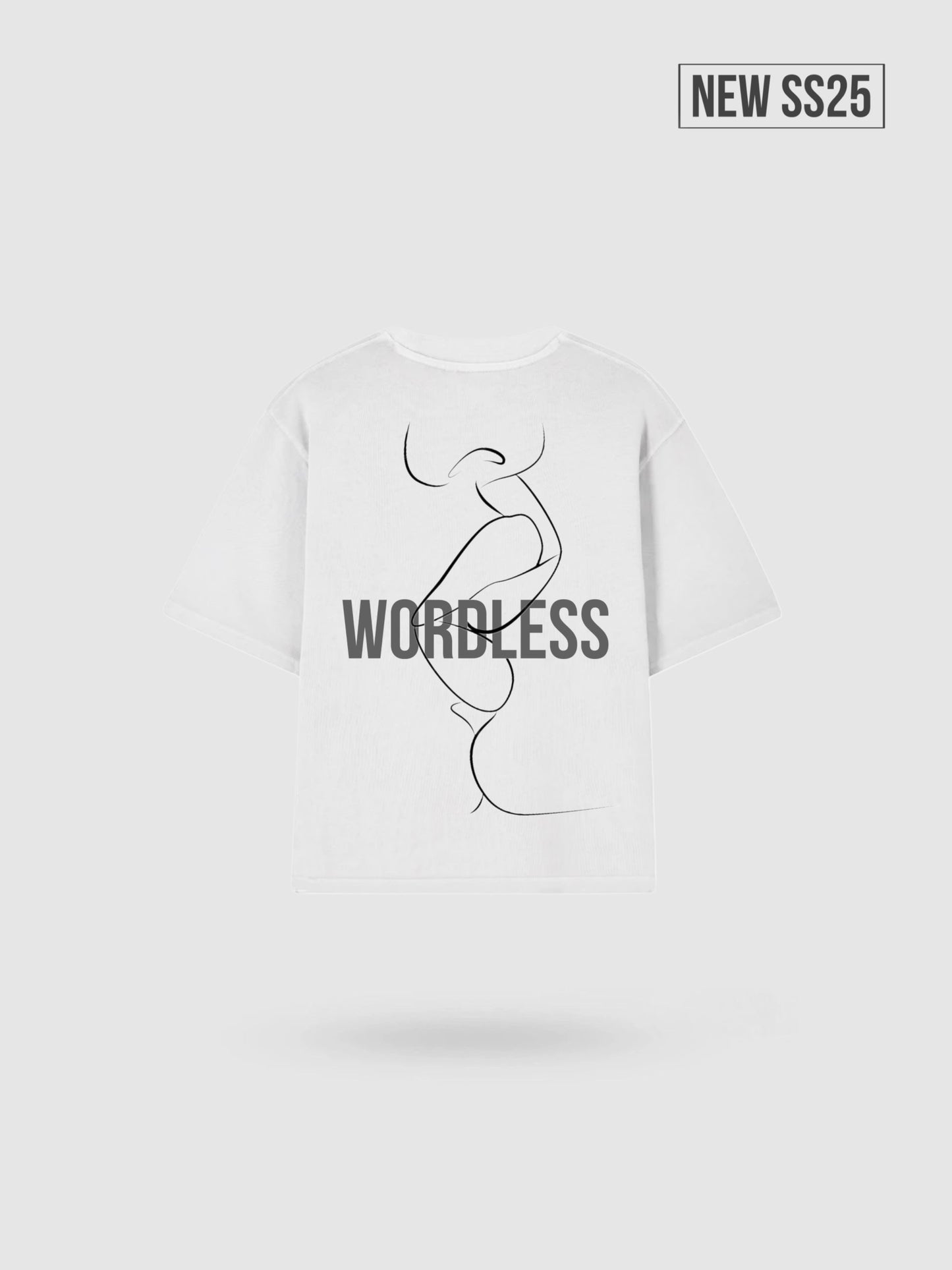 WORDLESS BOXY TEE “ICONIC” 300