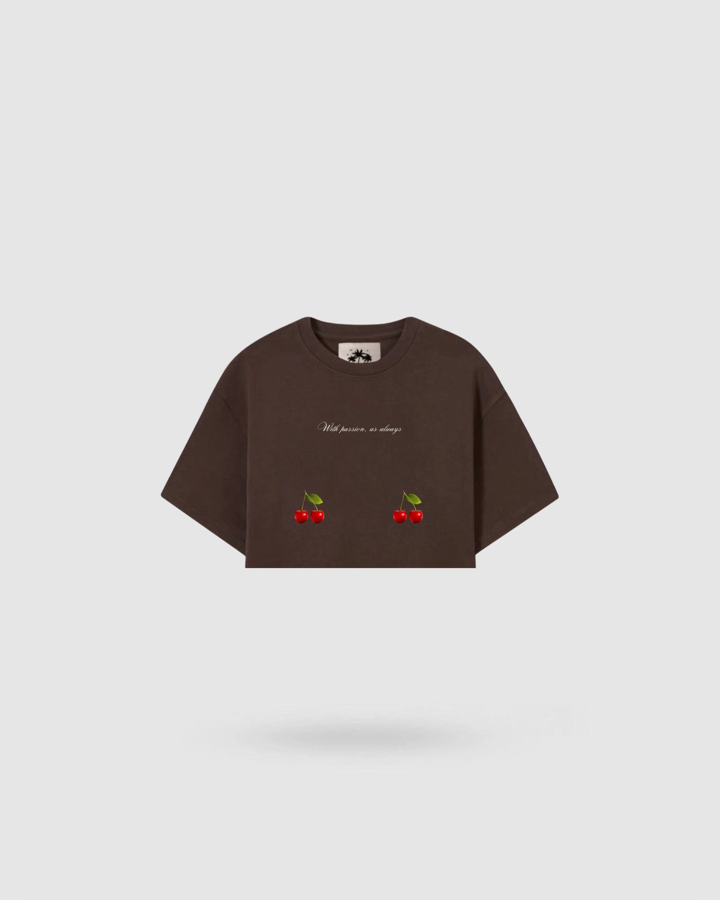 WORDLESS WOMAN'S CHERRY ULTRA-BOXY TEE 300