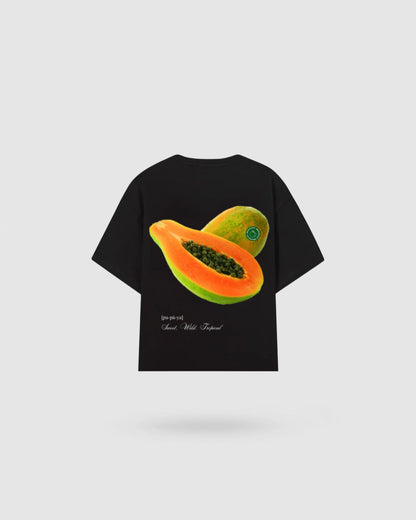 WORDLESS PAPAYA BOXY TEE 300