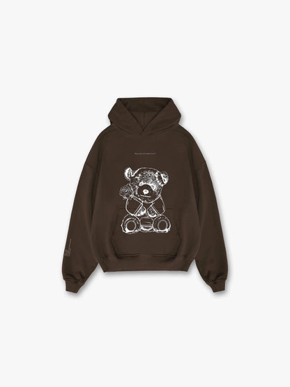 WORDLESS BEAR HOODIE 480